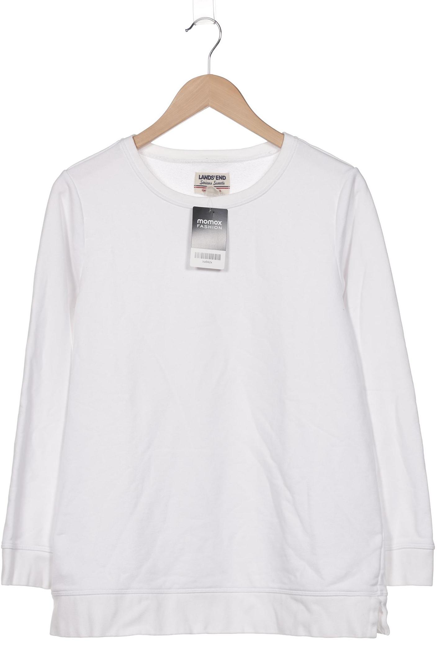 

Lands End Damen Sweatshirt, weiß, Gr. 38