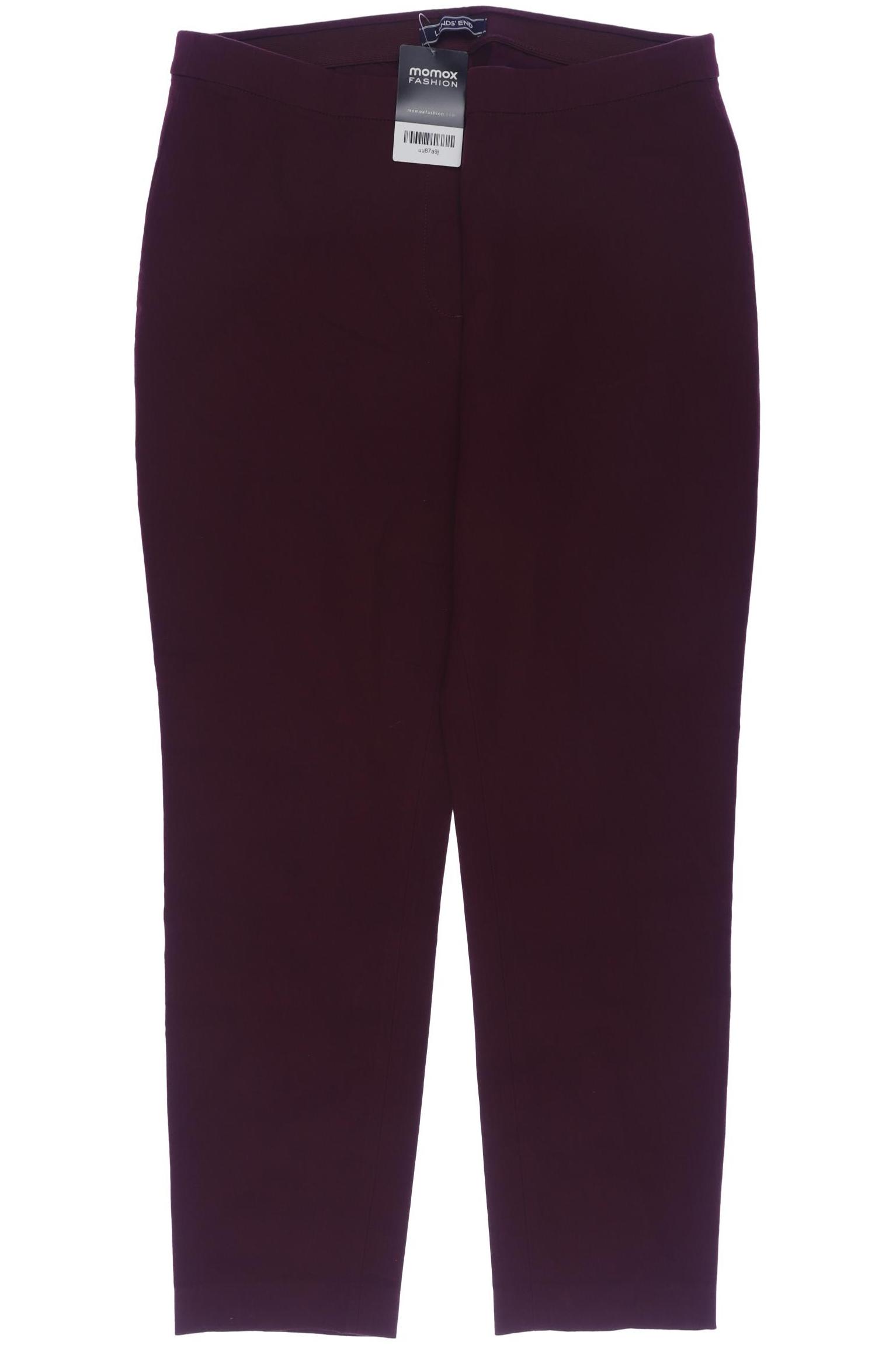 

Lands End Damen Stoffhose, bordeaux, Gr. 42