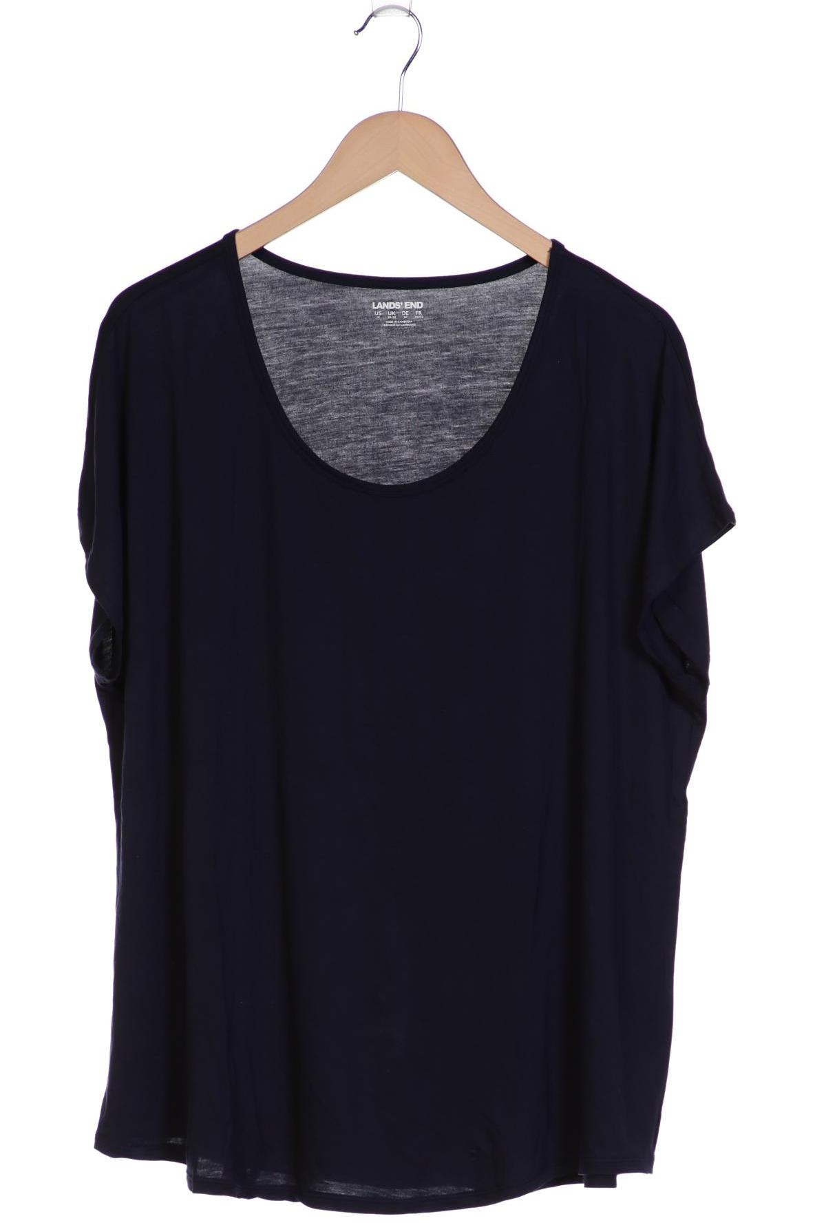 

Lands End Damen T-Shirt, marineblau