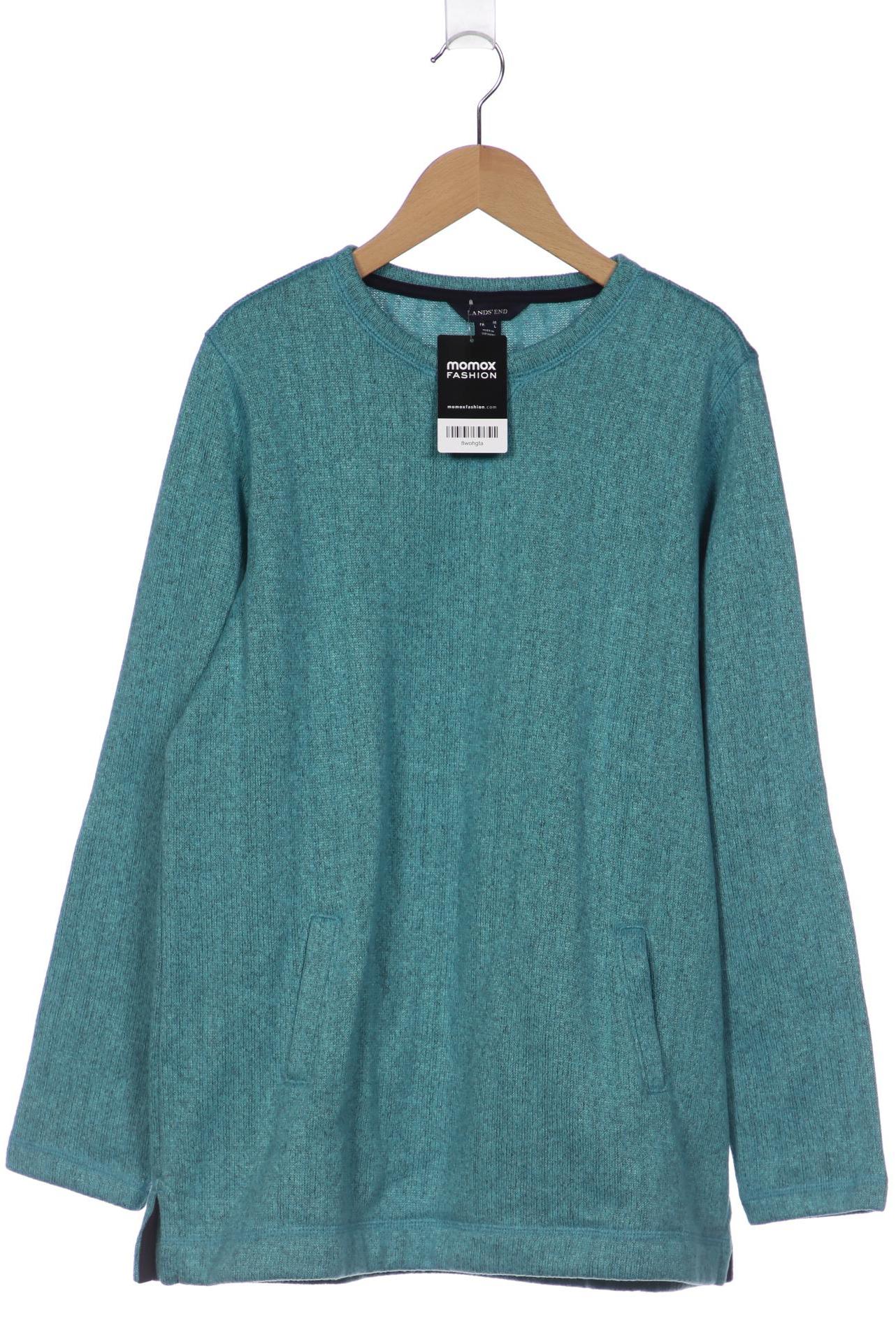 

Lands End Damen Sweatshirt, türkis, Gr. 38