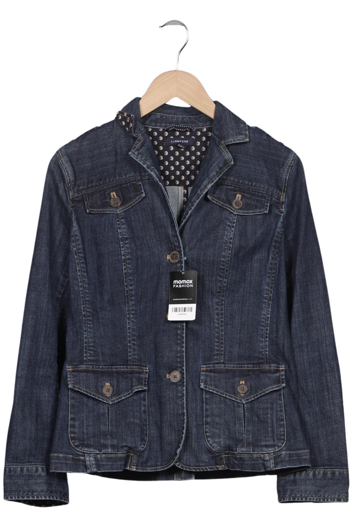 

Lands End Damen Jacke, marineblau, Gr. 10
