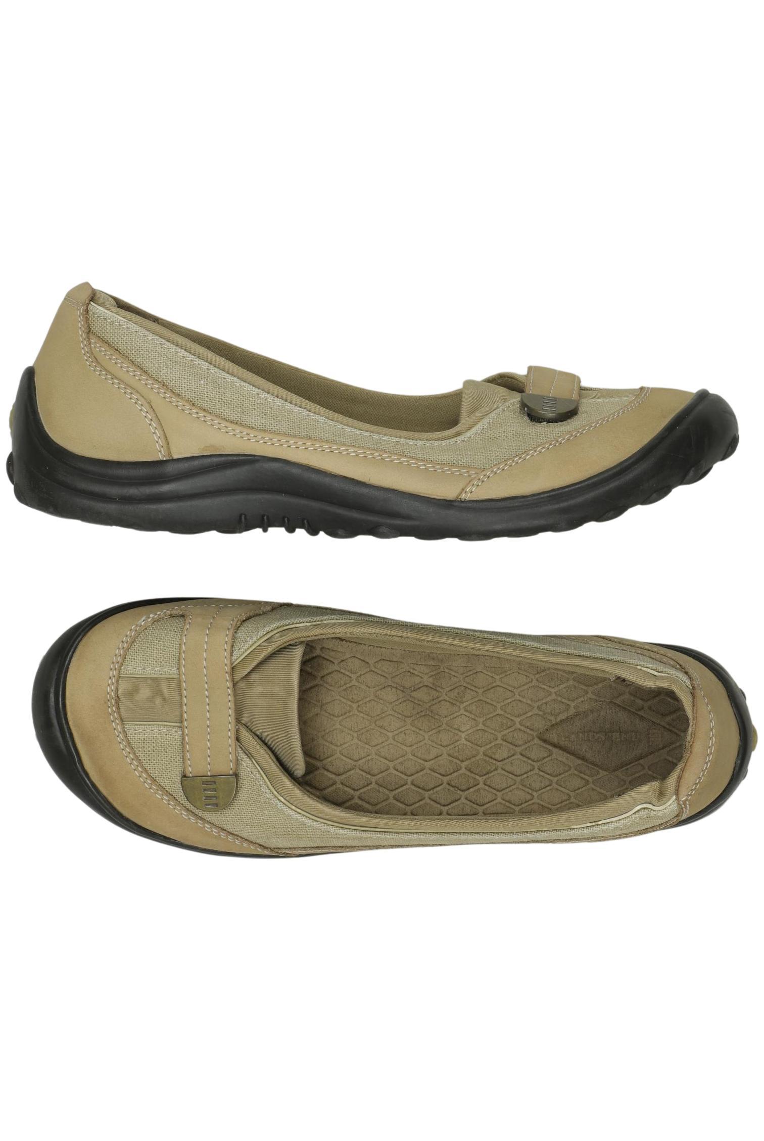 

Lands End Damen Ballerinas, beige, Gr. 38