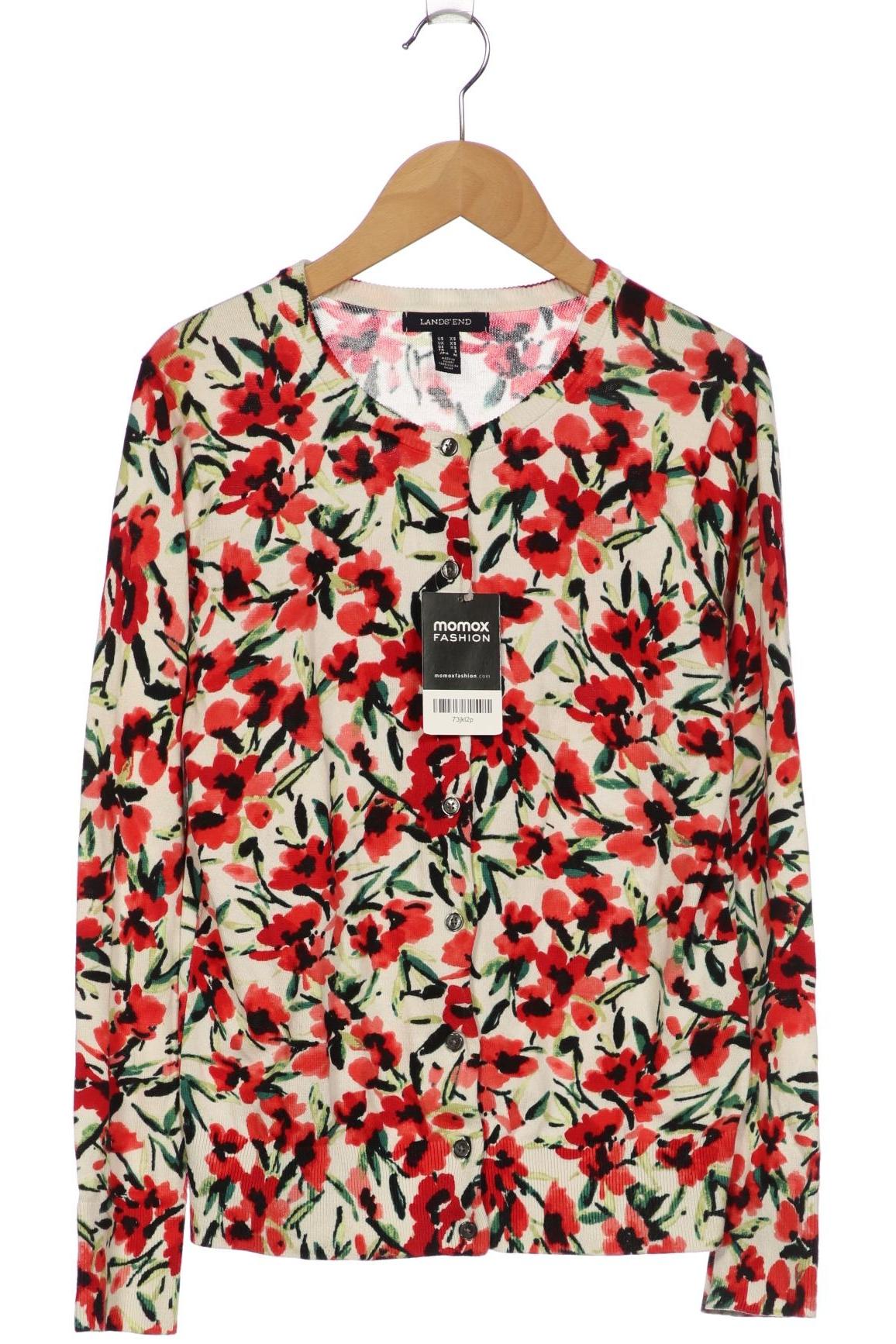 

Lands End Damen Strickjacke, rot, Gr. 34