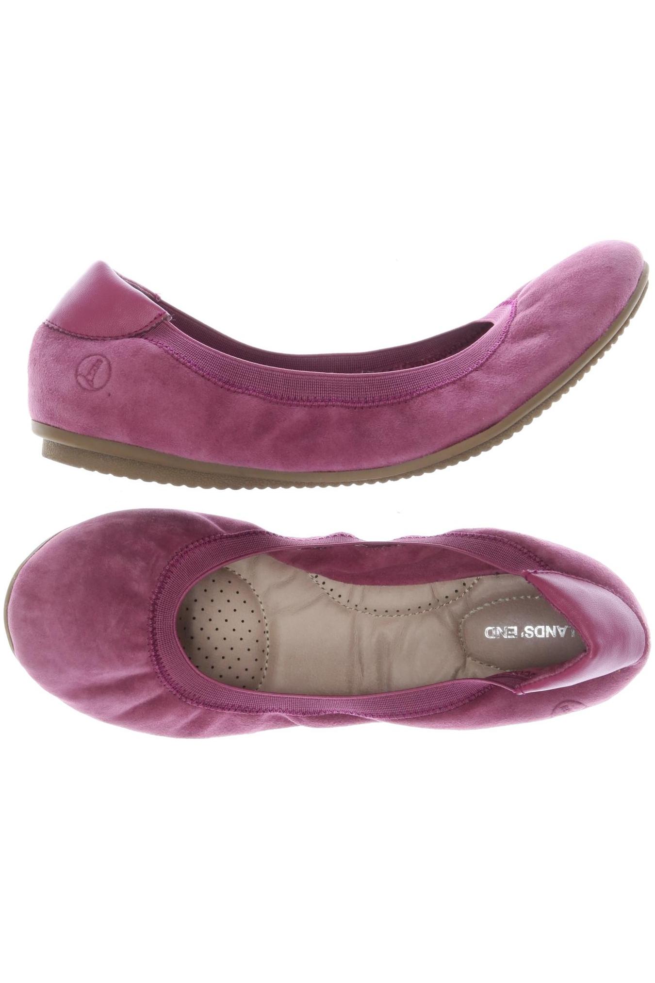 

Lands End Damen Ballerinas, pink, Gr. 40