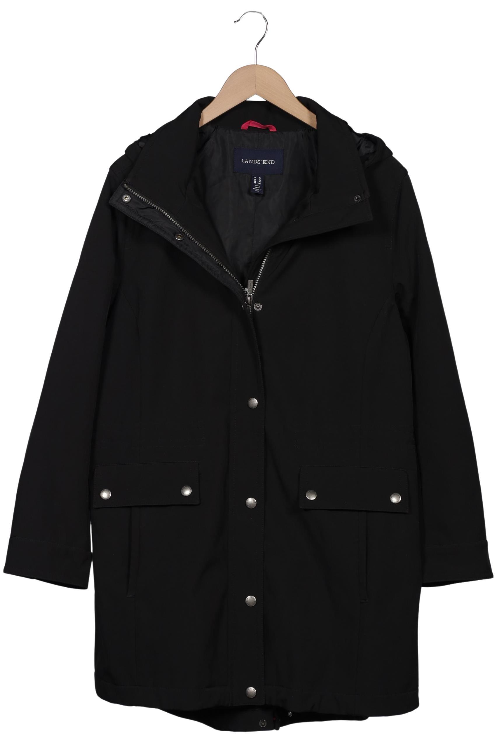 

Lands End Damen Mantel, schwarz, Gr. 44