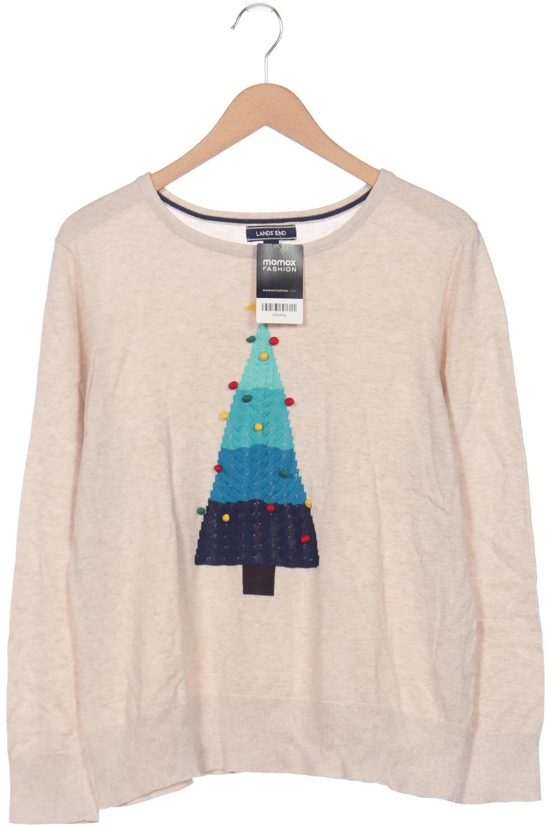 

Lands End Damen Pullover, cremeweiß, Gr. 44