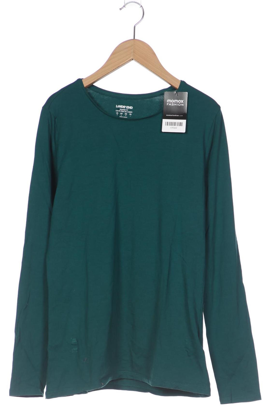 

Lands End Damen Langarmshirt, türkis