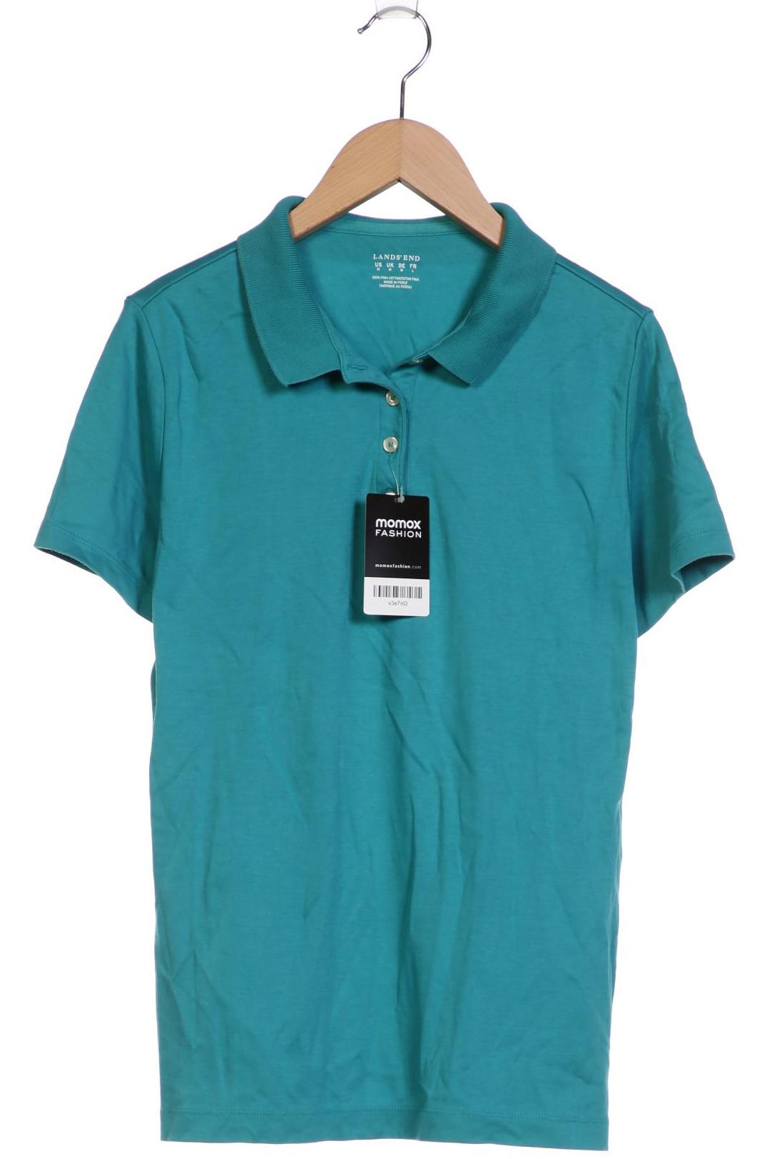 

Lands End Damen Poloshirt, türkis, Gr. 38