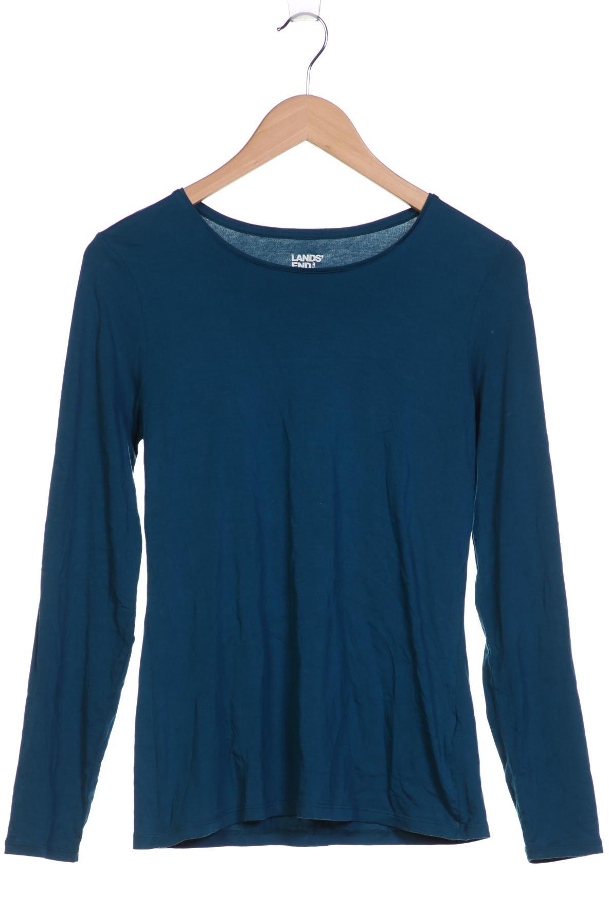 

Lands End Damen Langarmshirt, türkis, Gr. 36