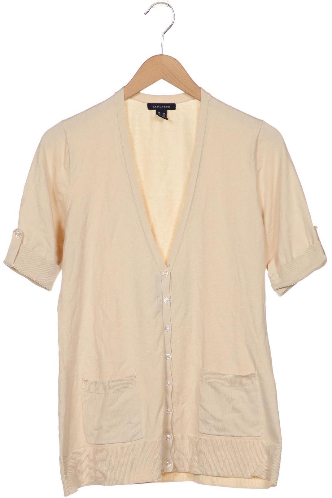 

Lands End Damen Strickjacke, beige, Gr. 38