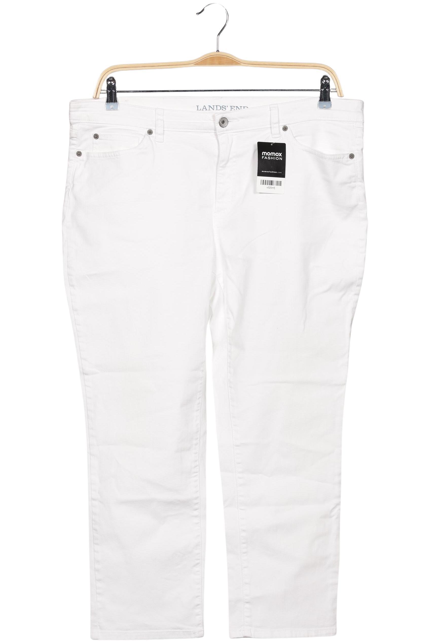 

Lands End Damen Jeans, weiß, Gr. 46