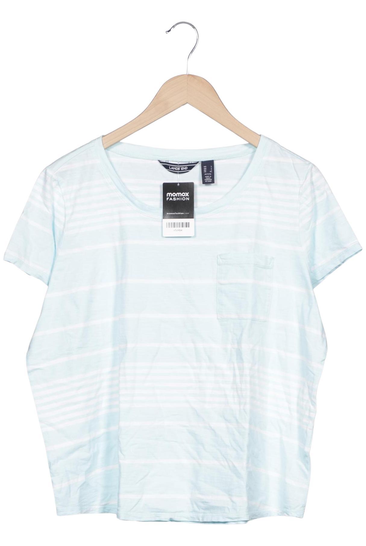 

Lands End Damen T-Shirt, blau, Gr. 42