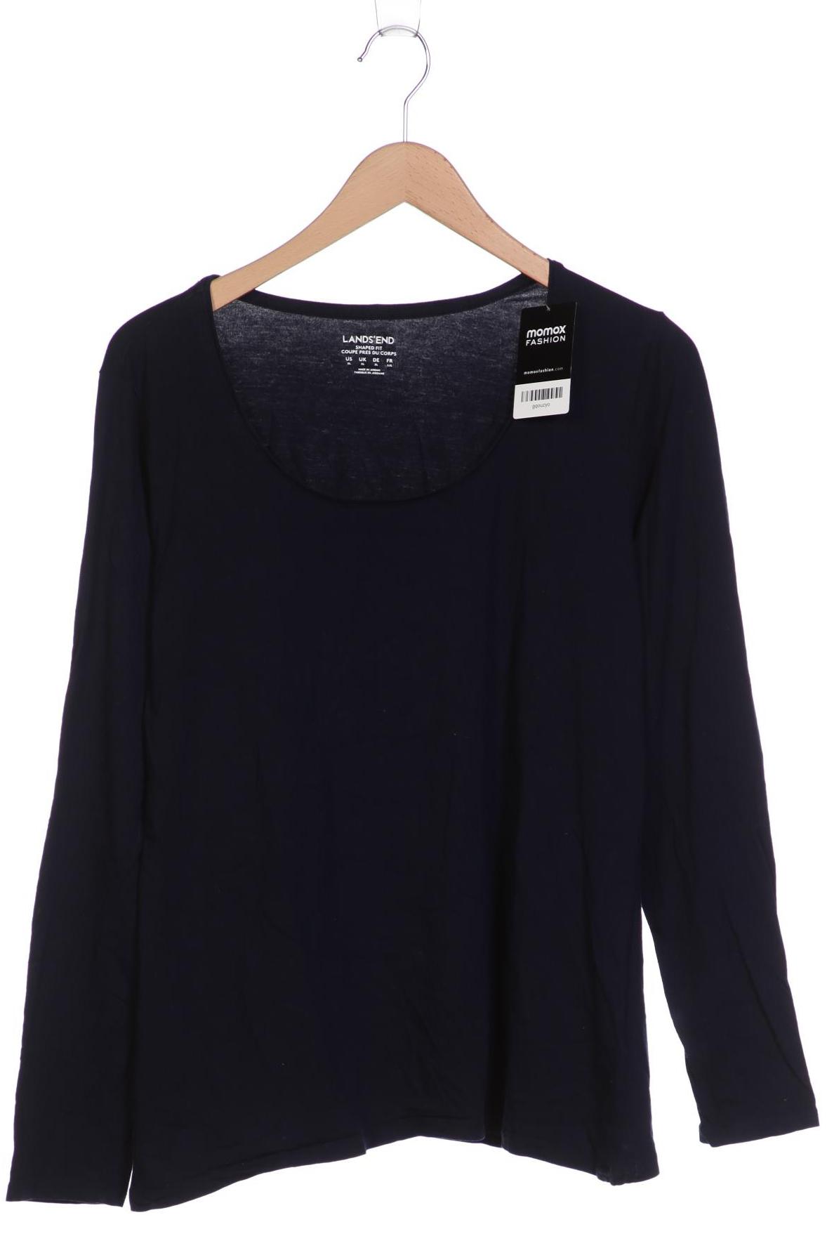 

Lands End Damen Langarmshirt, marineblau