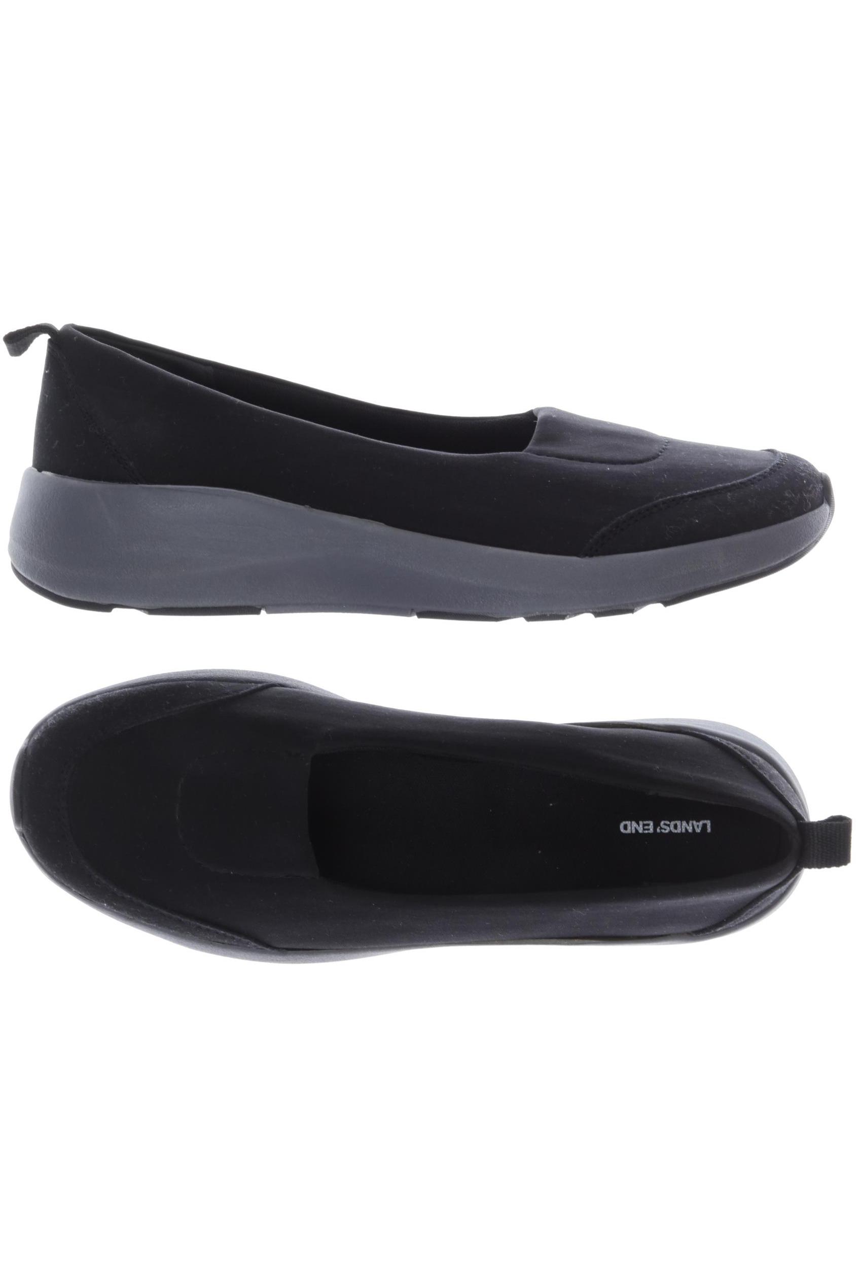 

Lands End Damen Ballerinas, schwarz, Gr. 39