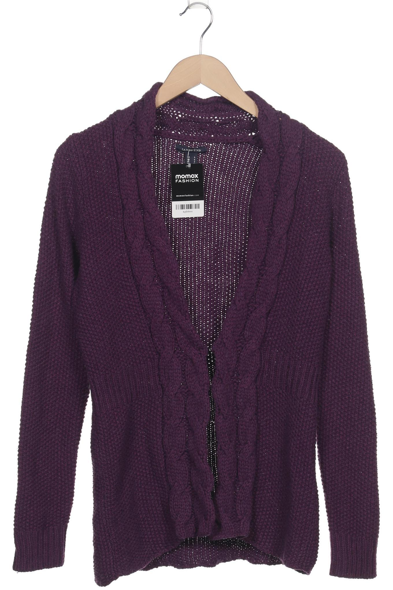 

Lands End Damen Strickjacke, flieder, Gr. 36