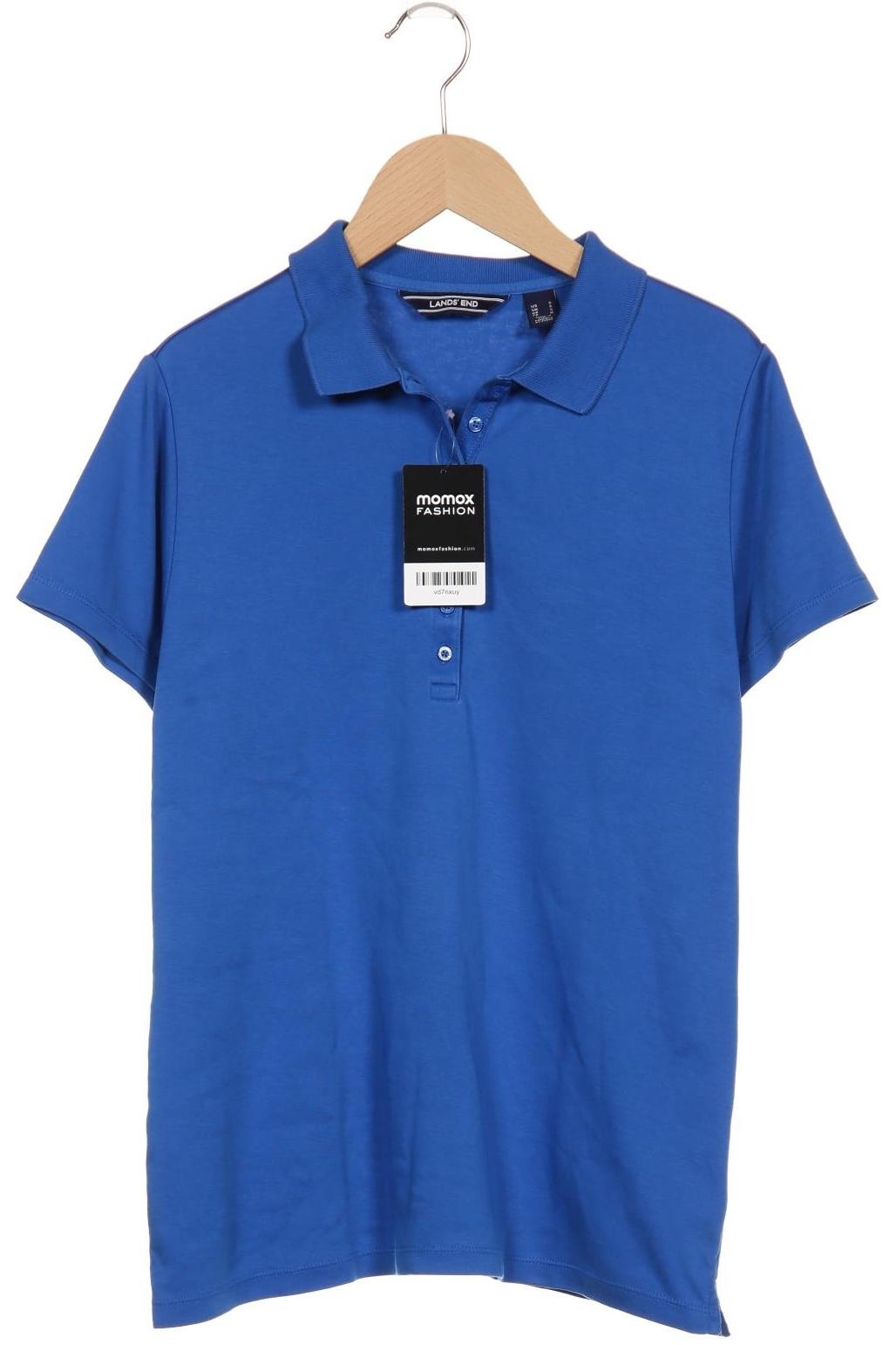 

Lands End Damen Poloshirt, blau, Gr. 36