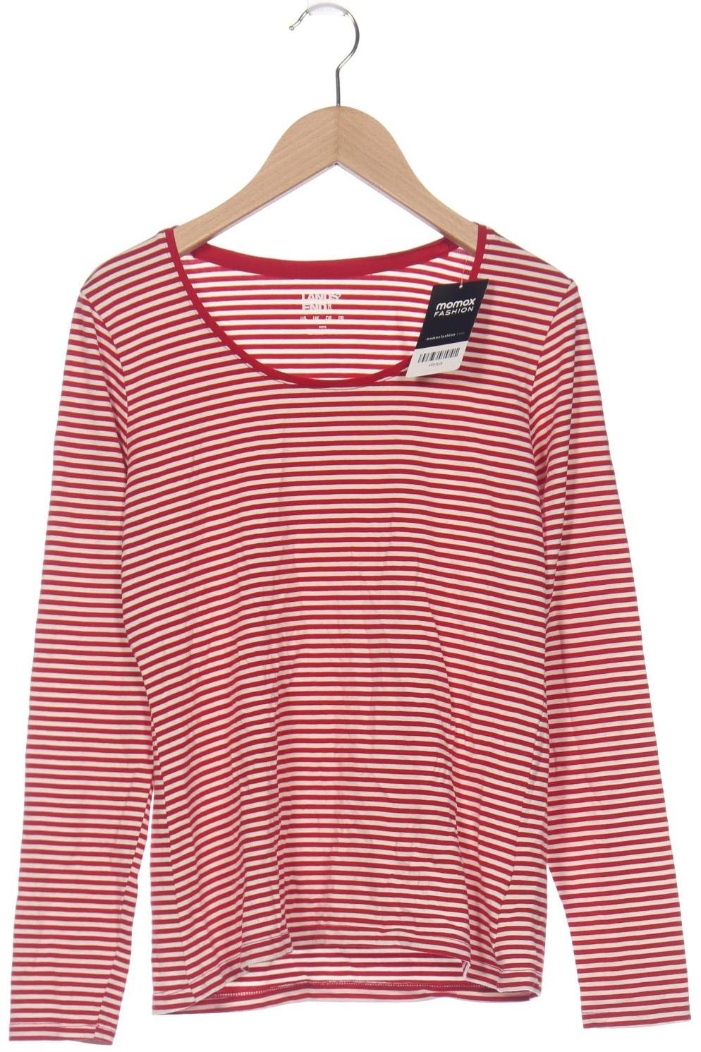 

Lands End Damen Langarmshirt, rot, Gr. 36