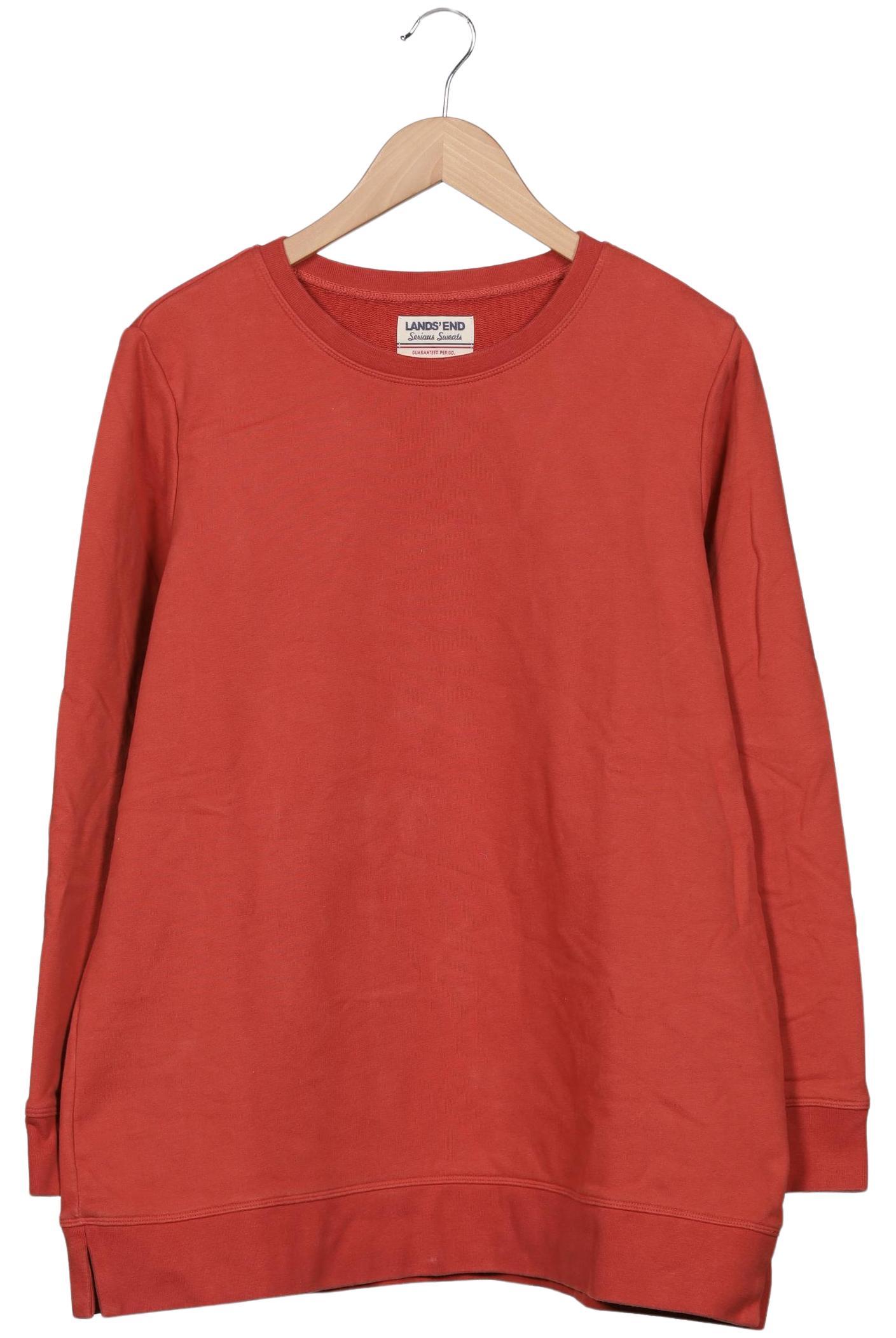 

Lands End Damen Sweatshirt, rot, Gr. 42