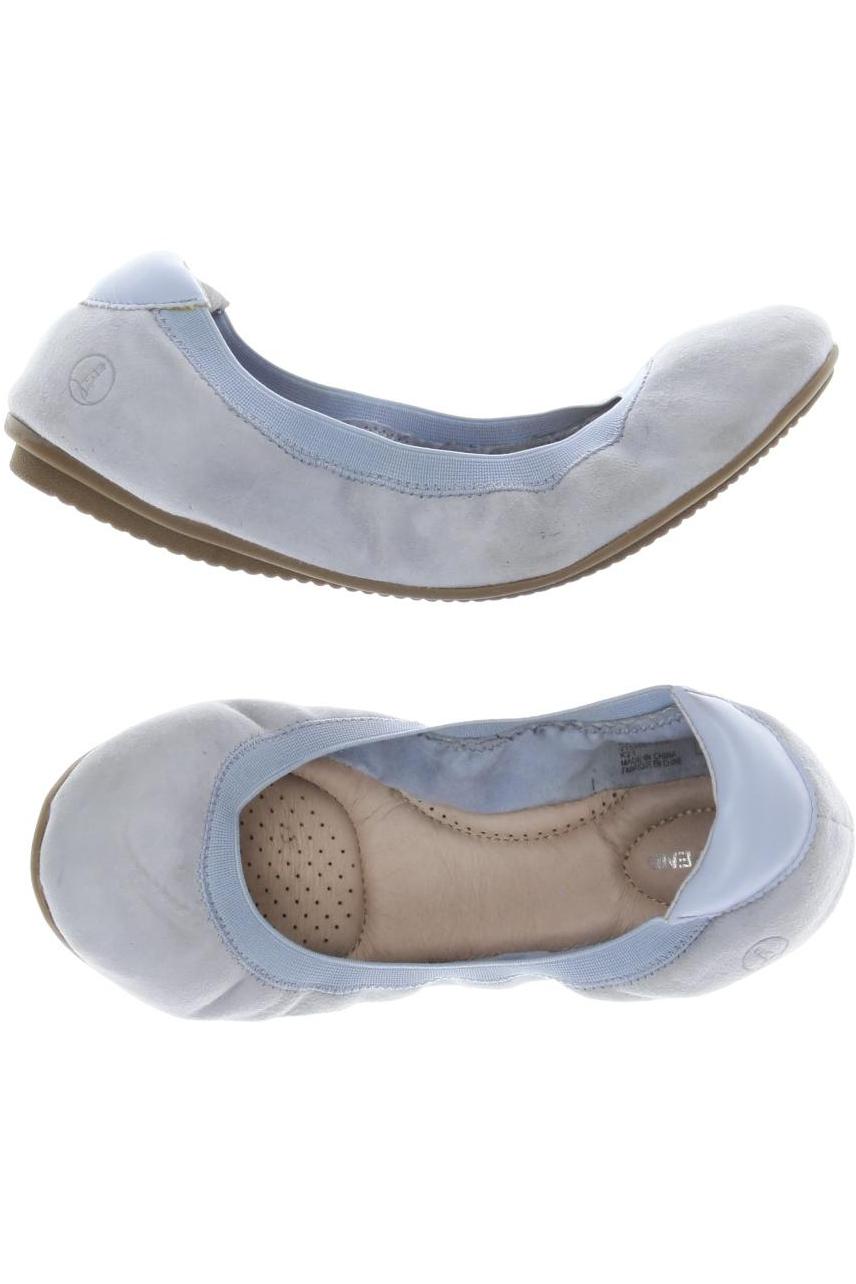

Lands End Damen Ballerinas, hellblau, Gr. 39