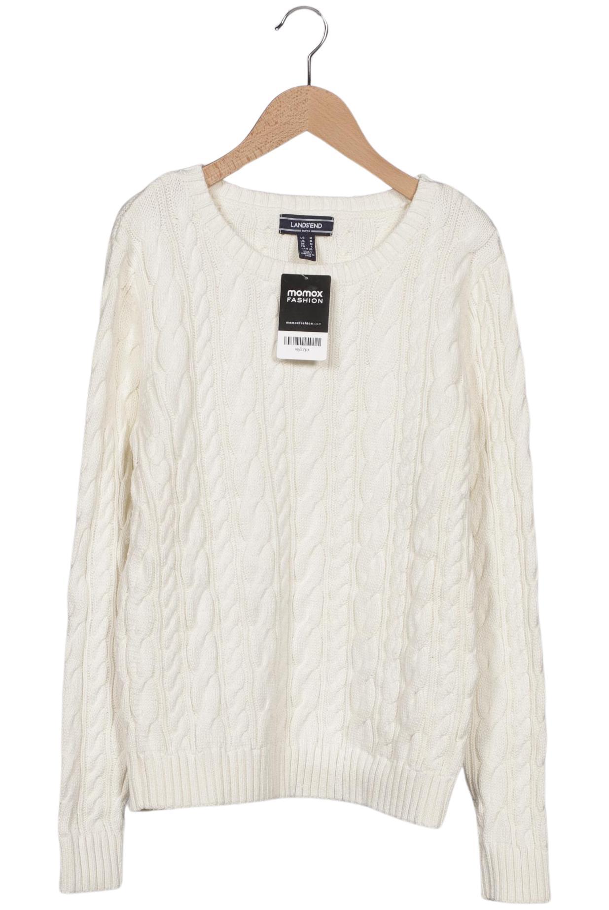 

Lands End Damen Pullover, cremeweiß, Gr. 38