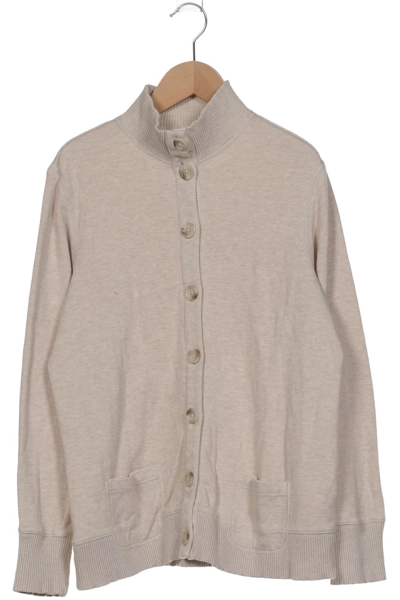 

Lands End Damen Strickjacke, beige, Gr. 38