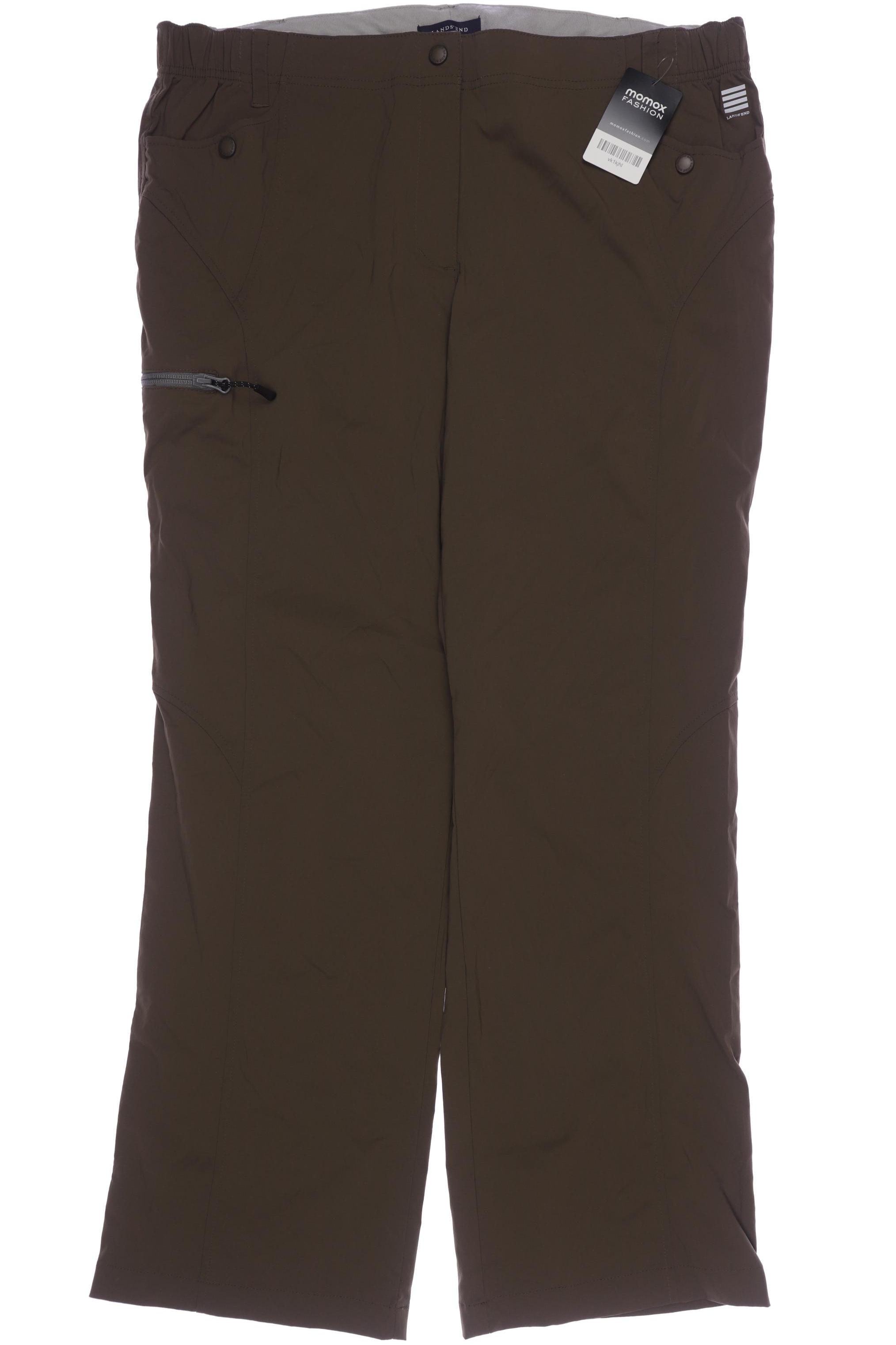 

Lands End Damen Stoffhose, braun, Gr. 0