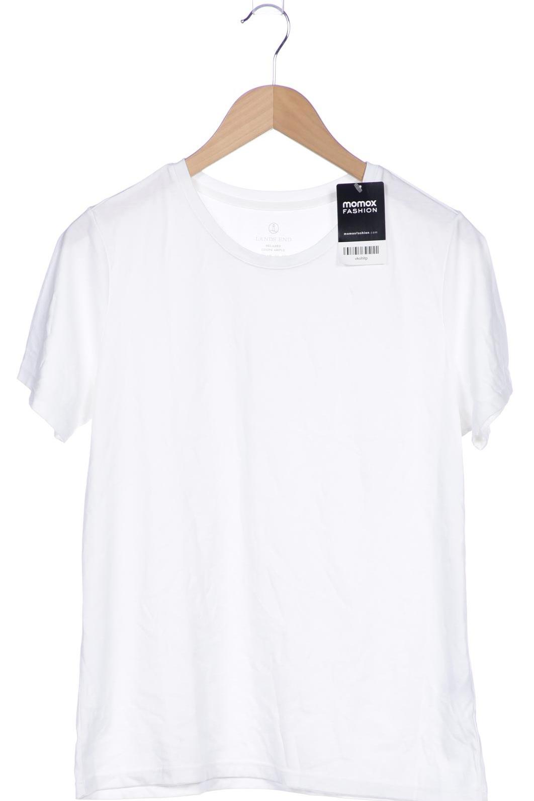 

Lands End Damen T-Shirt, weiß, Gr. 36