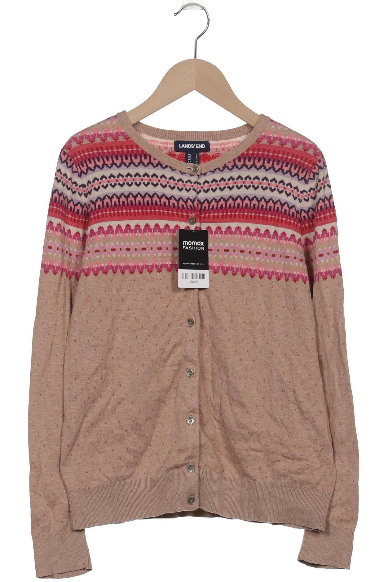 

Lands End Damen Strickjacke, beige, Gr. 36