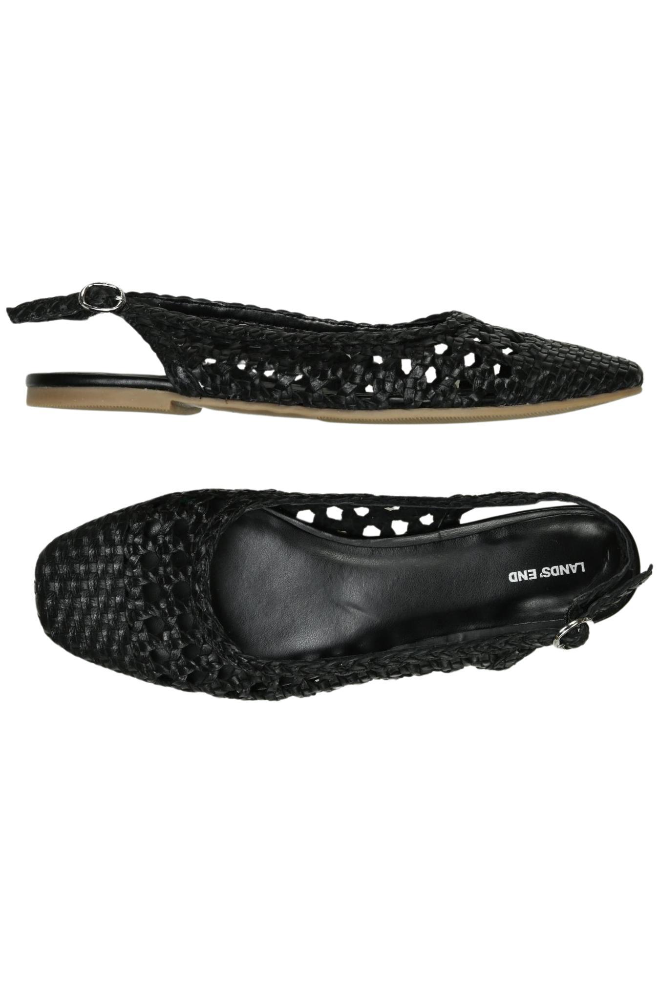 

Lands End Damen Ballerinas, schwarz, Gr. 38