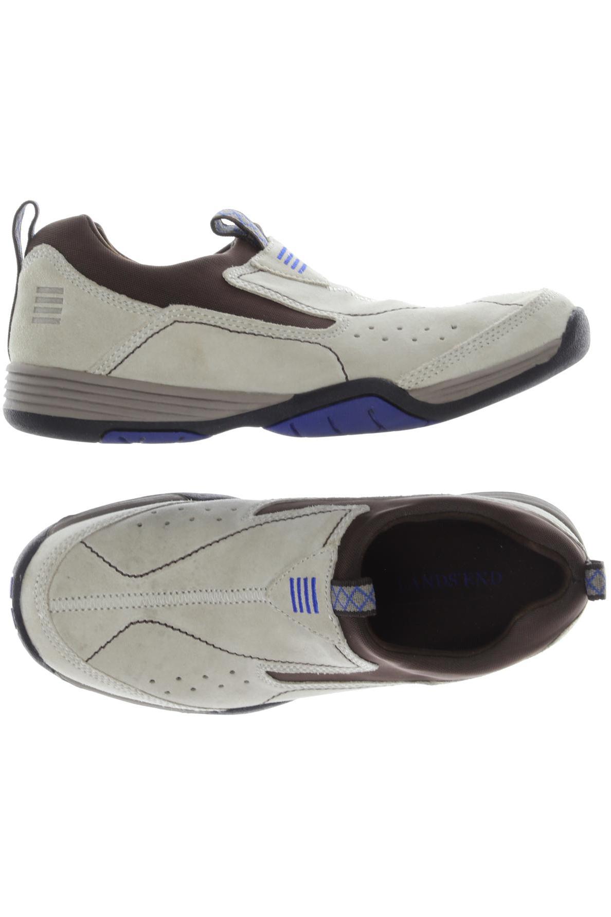 

Lands End Damen Halbschuh, cremeweiß, Gr. 8