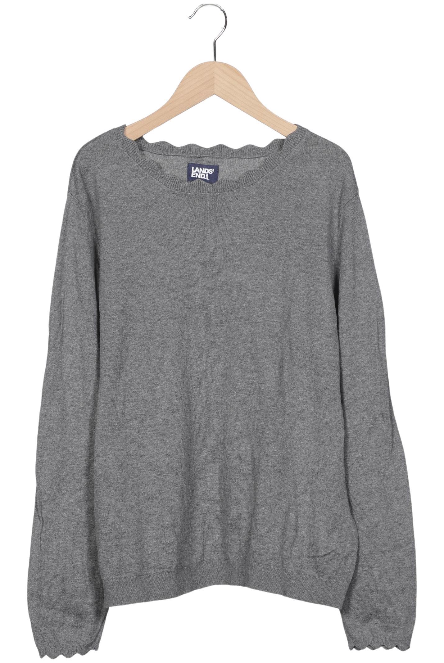 

Lands End Damen Pullover, grau, Gr. 42