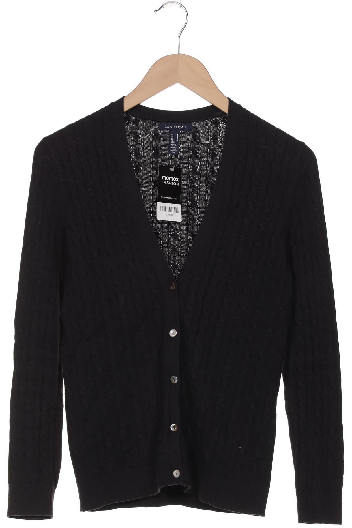 

Lands End Damen Strickjacke, schwarz, Gr. 36