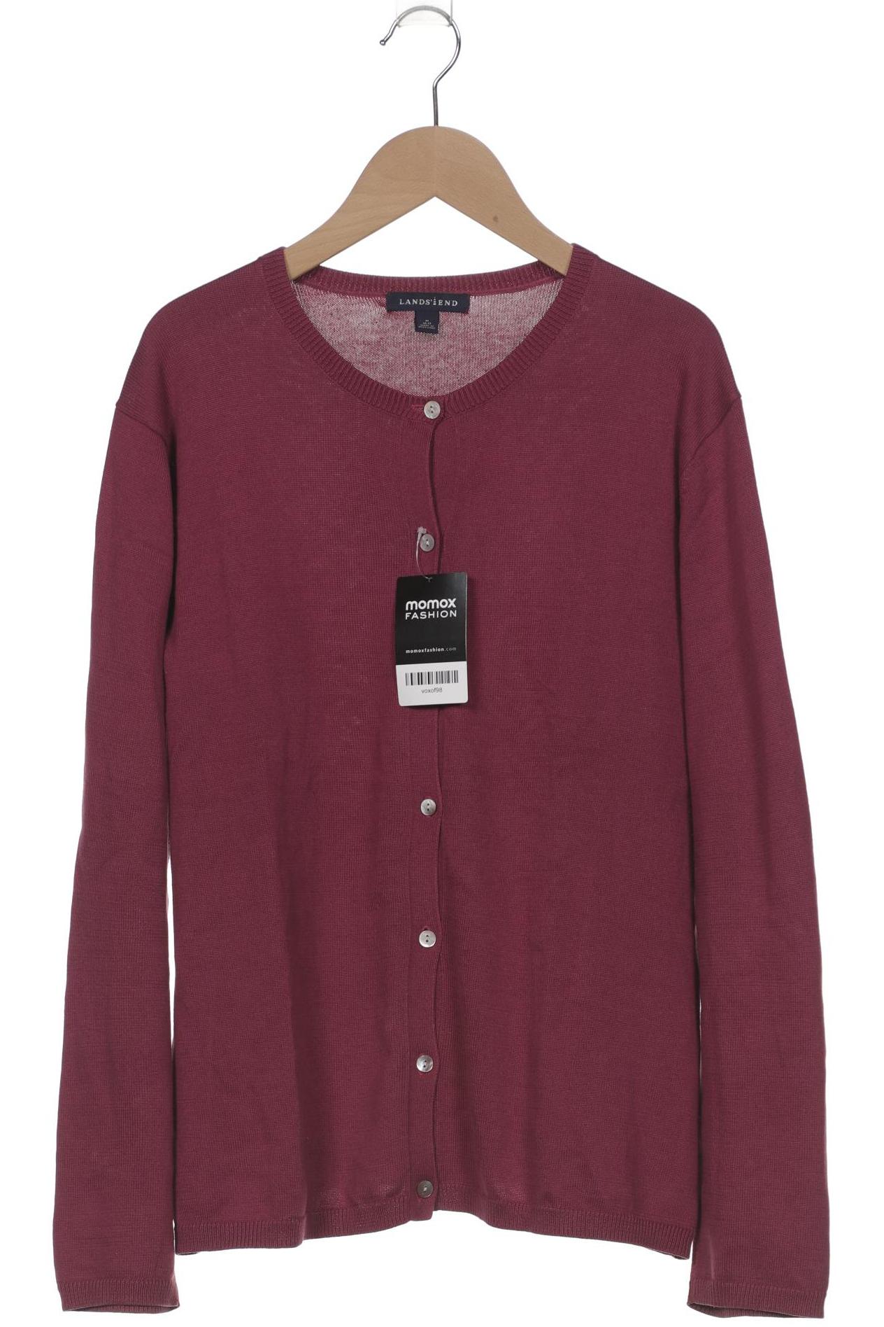 

Lands End Damen Strickjacke, pink, Gr. 38