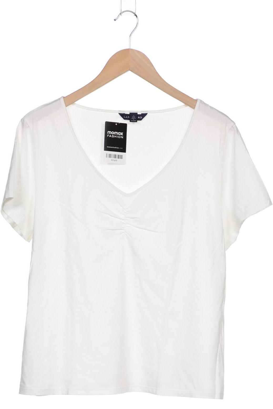 

Lands End Damen T-Shirt, weiß, Gr. 44