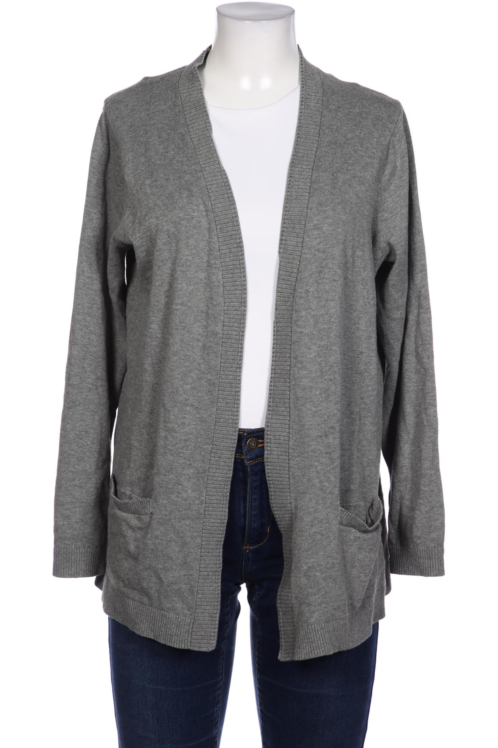 

Lands End Damen Strickjacke, grau, Gr. 42