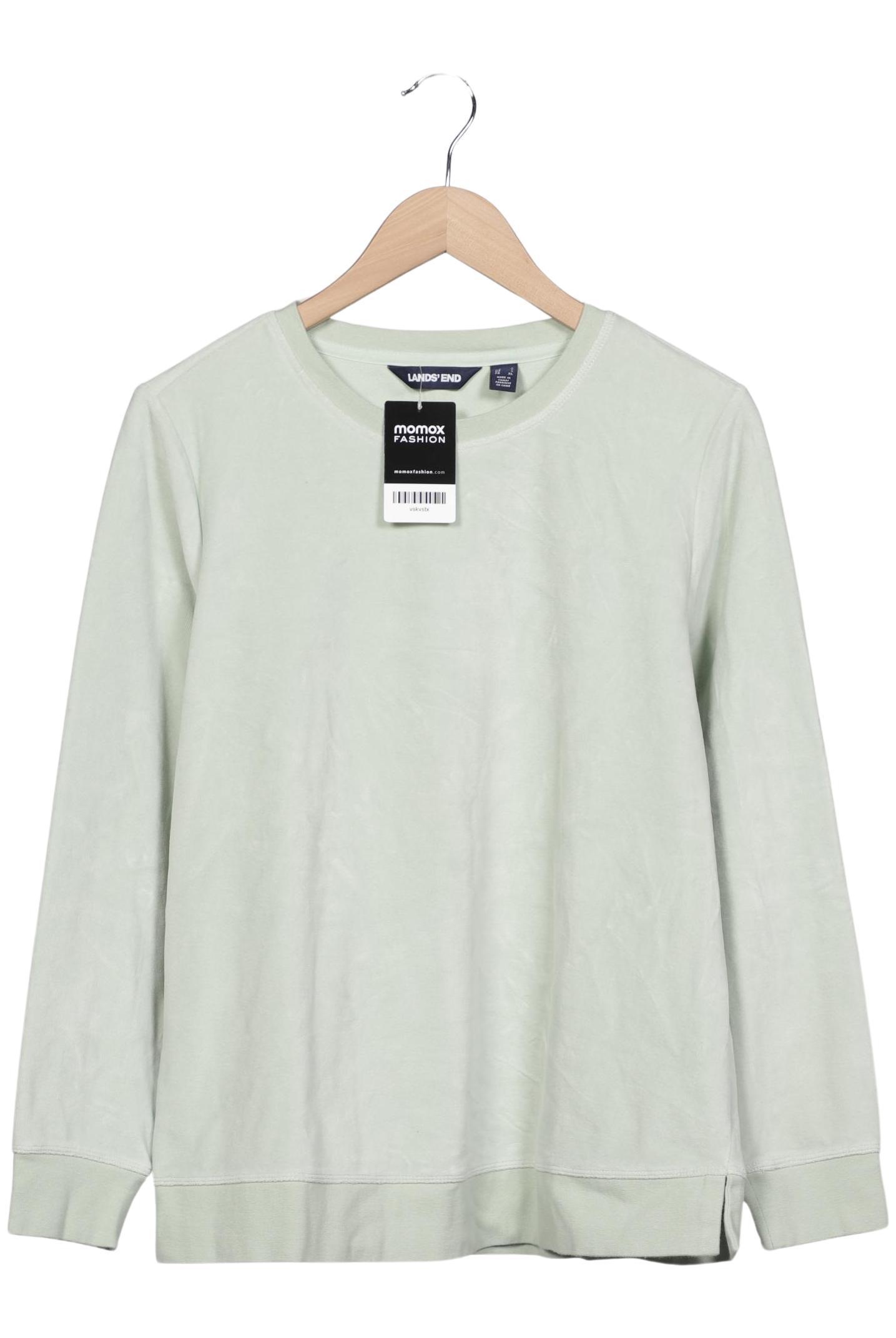 

Lands End Damen Sweatshirt, hellgrün, Gr. 42