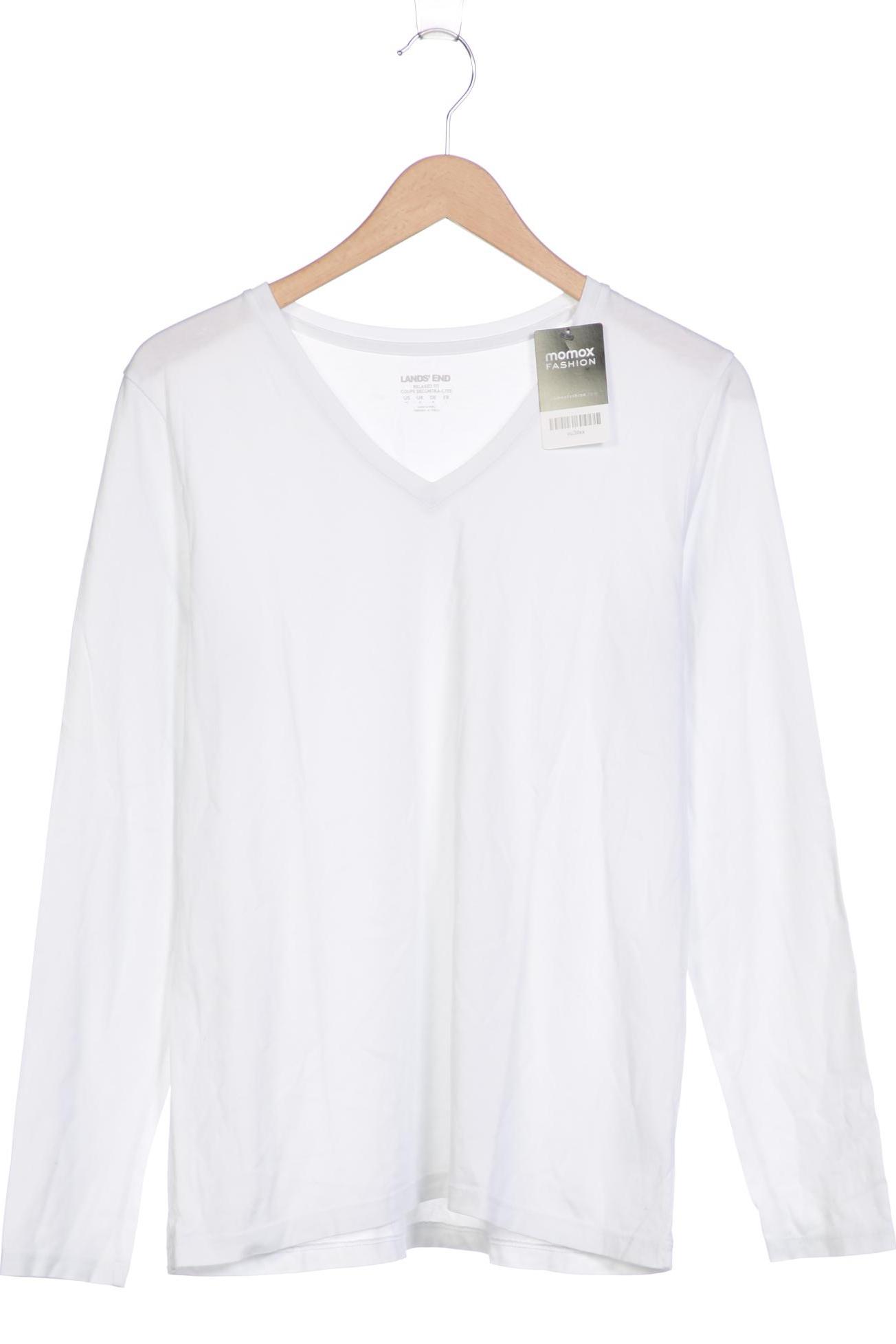 

Lands´End Damen Langarmshirt, weiß