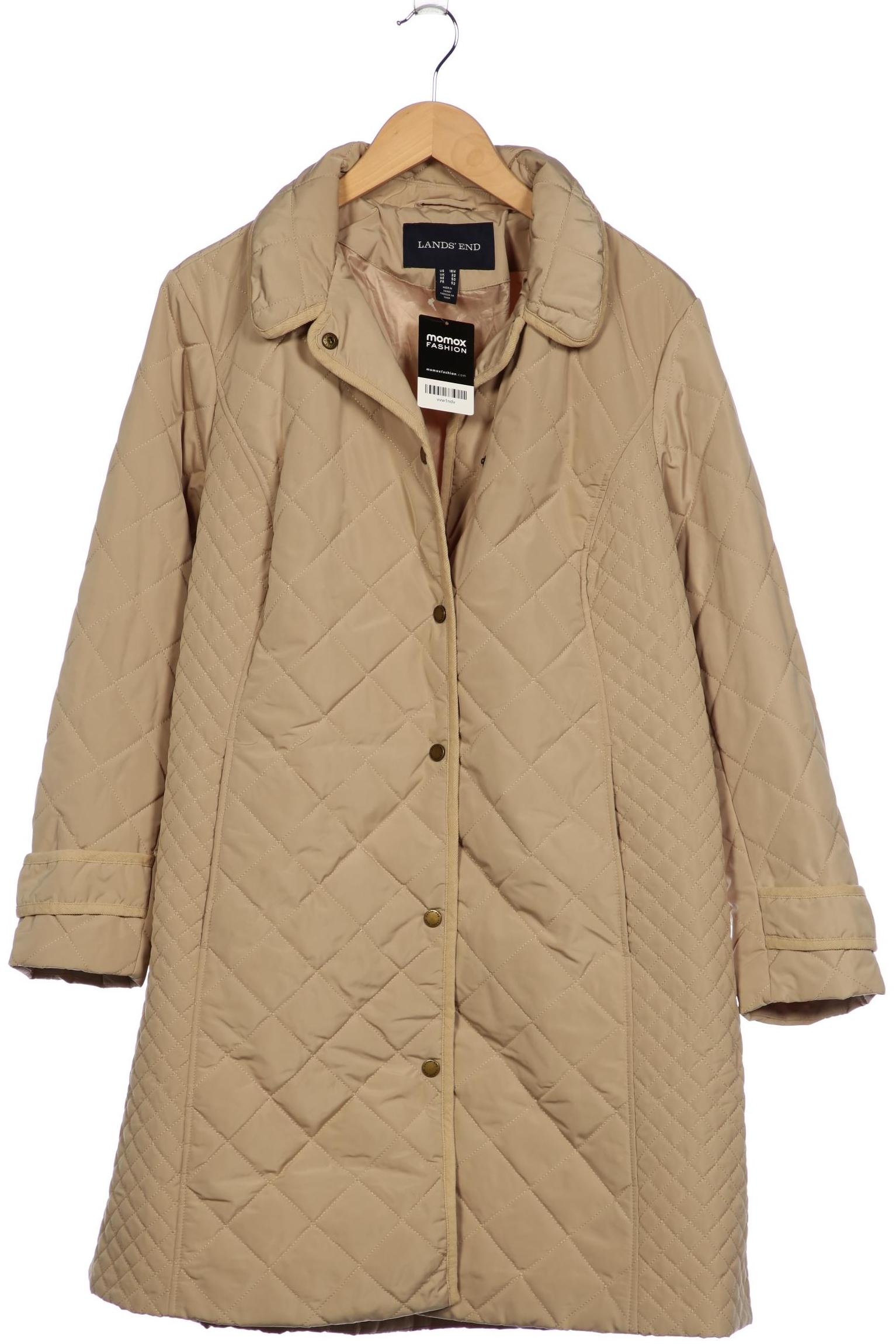 

Lands End Damen Mantel, beige, Gr. 50