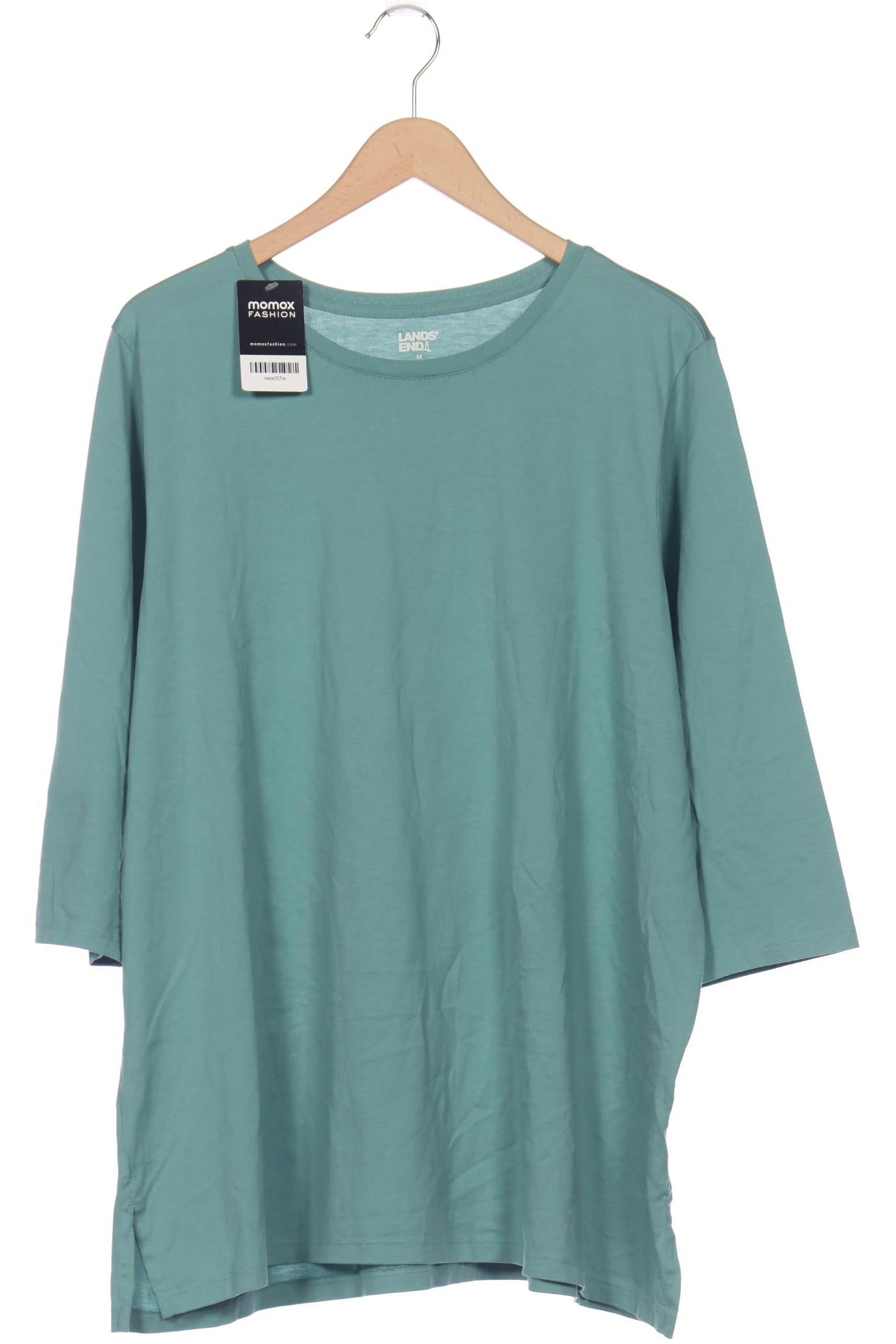 

Lands End Damen T-Shirt, türkis, Gr. 46