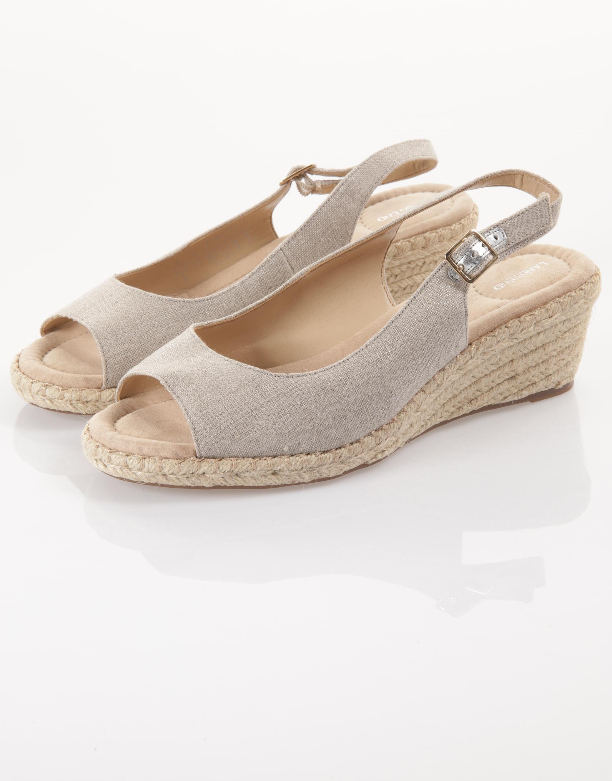 

Lands´End Damen Sandale, beige