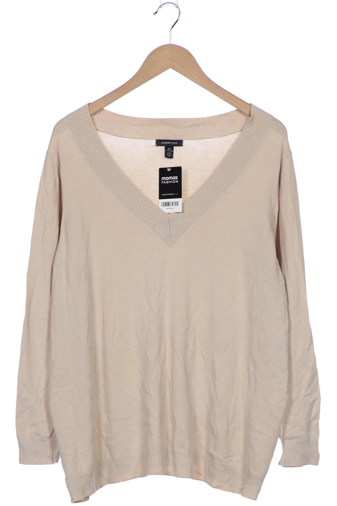 

Lands End Damen Pullover, beige, Gr. 48