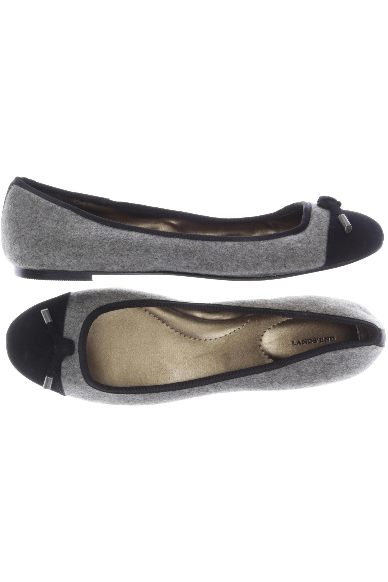

Lands End Damen Ballerinas, grau, Gr. 41.5