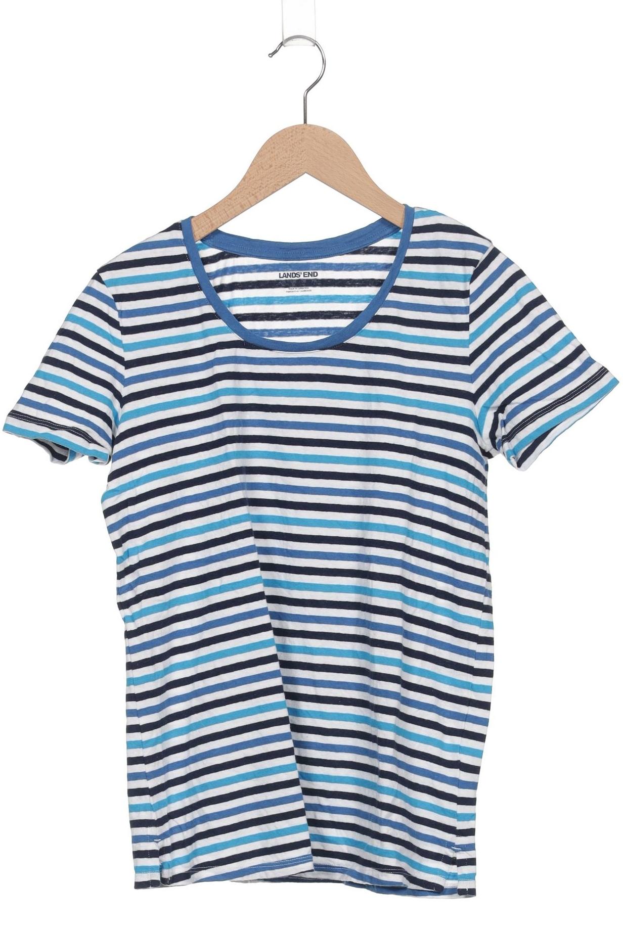 

Lands End Damen T-Shirt, blau, Gr. 34
