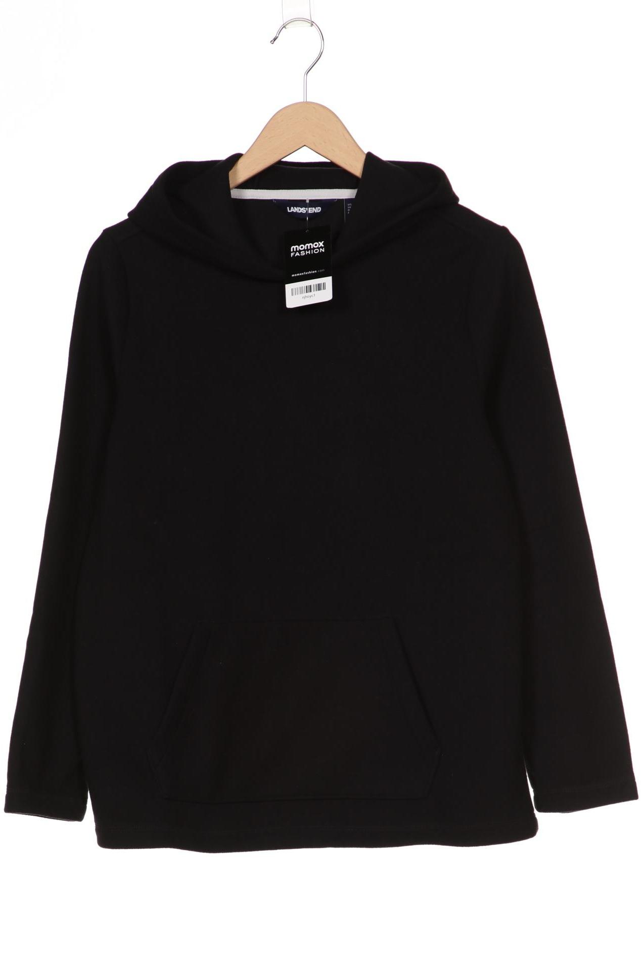 

Lands End Damen Kapuzenpullover, schwarz