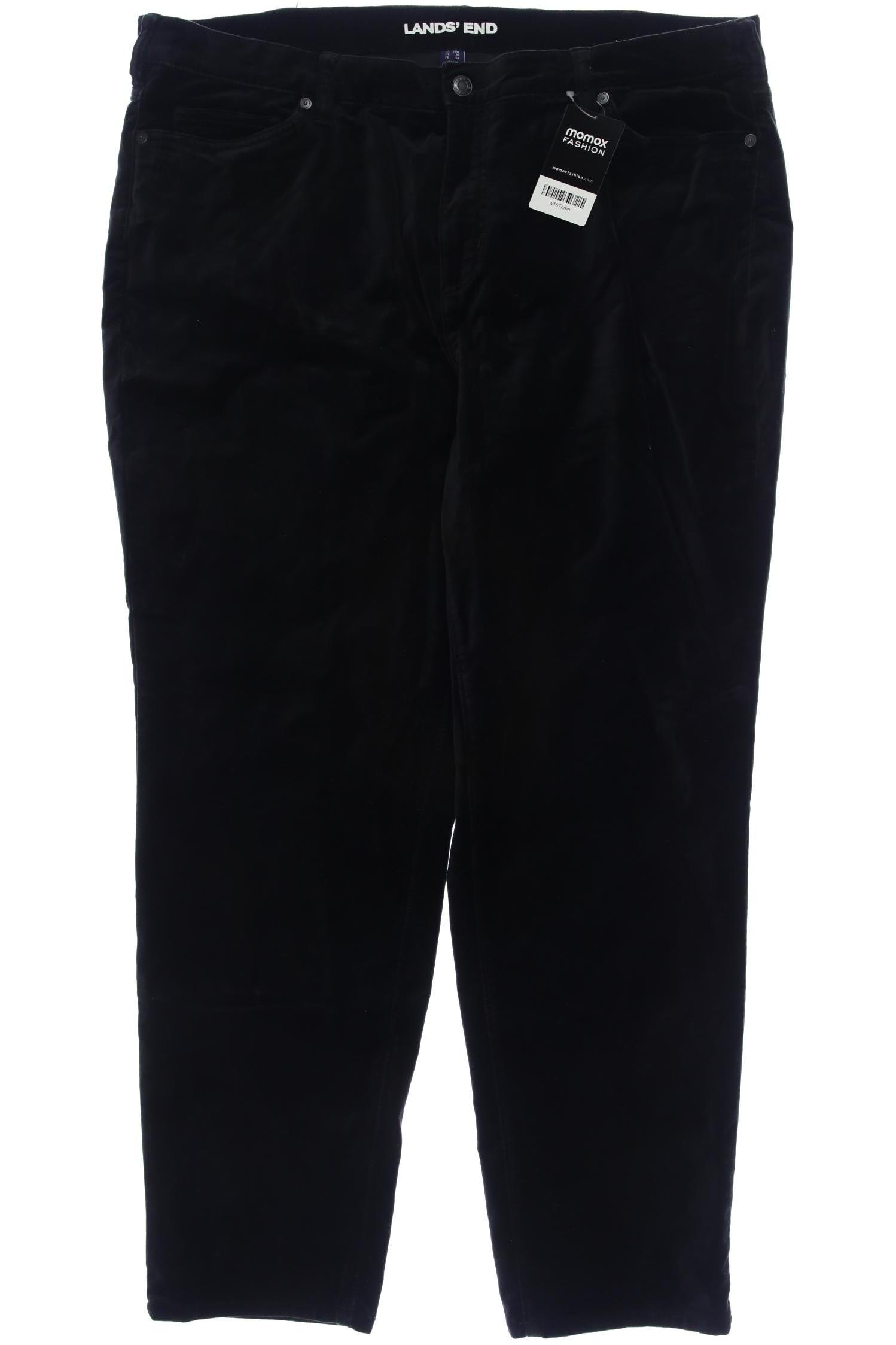 

Lands End Damen Stoffhose, schwarz, Gr. 52