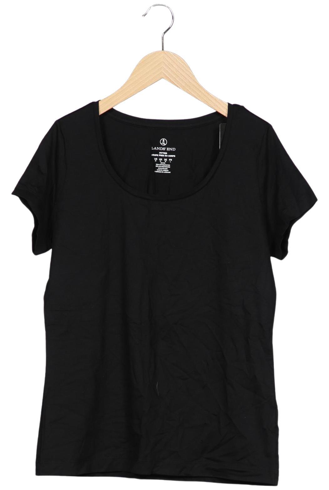 

Lands End Damen T-Shirt, schwarz, Gr. 38