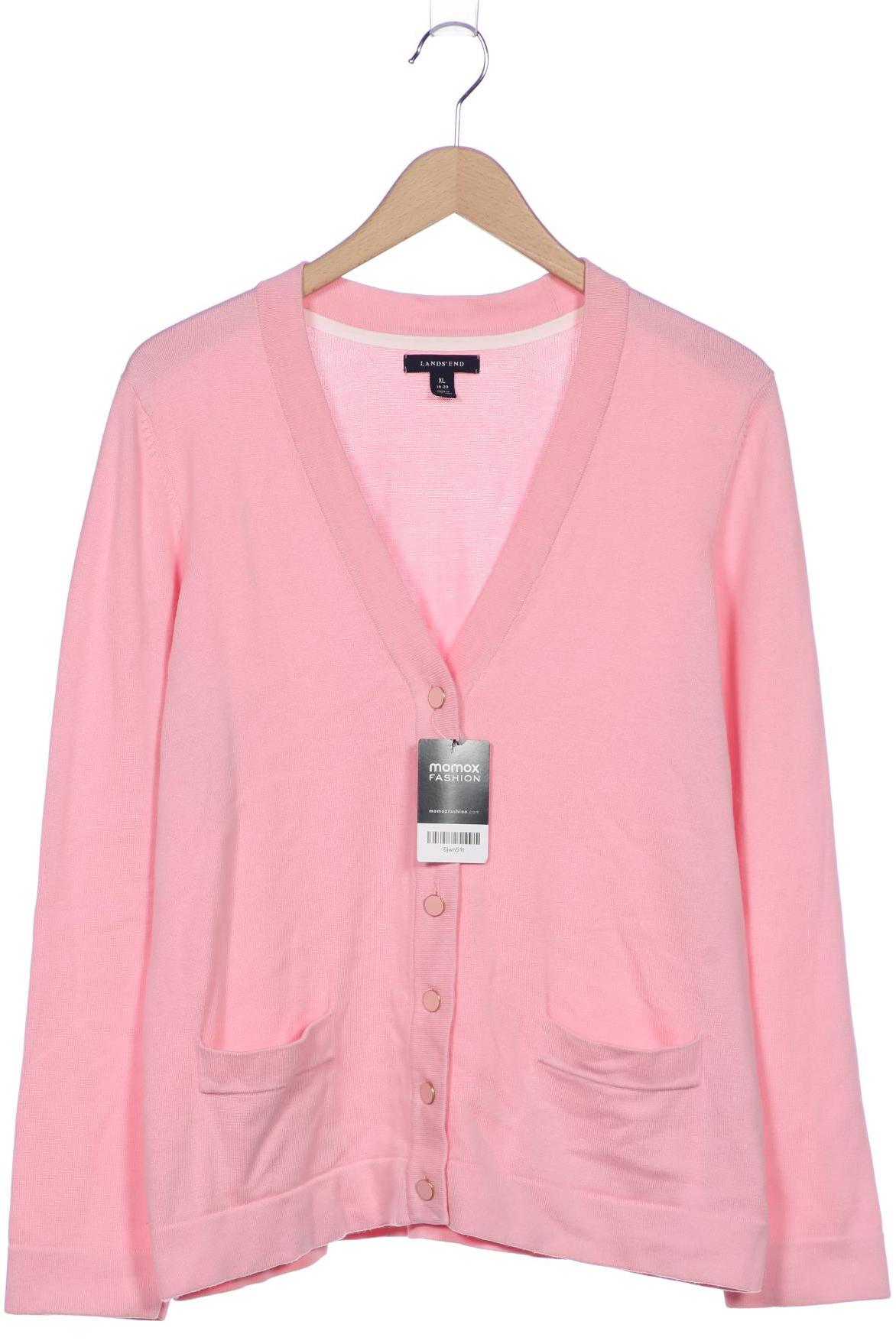 

Lands End Damen Strickjacke, pink, Gr. 44