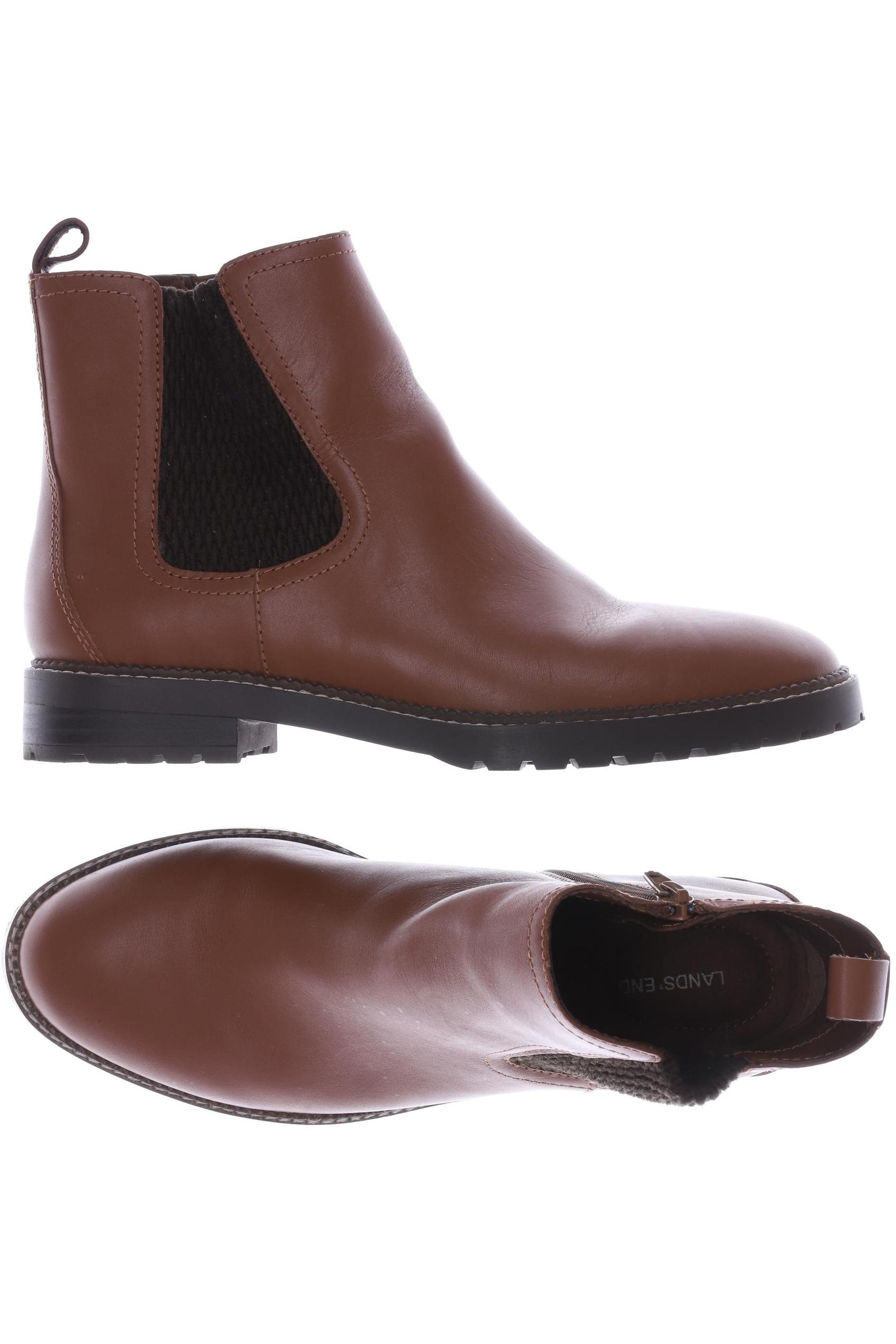 

Lands End Damen Stiefelette, braun, Gr. 39.5