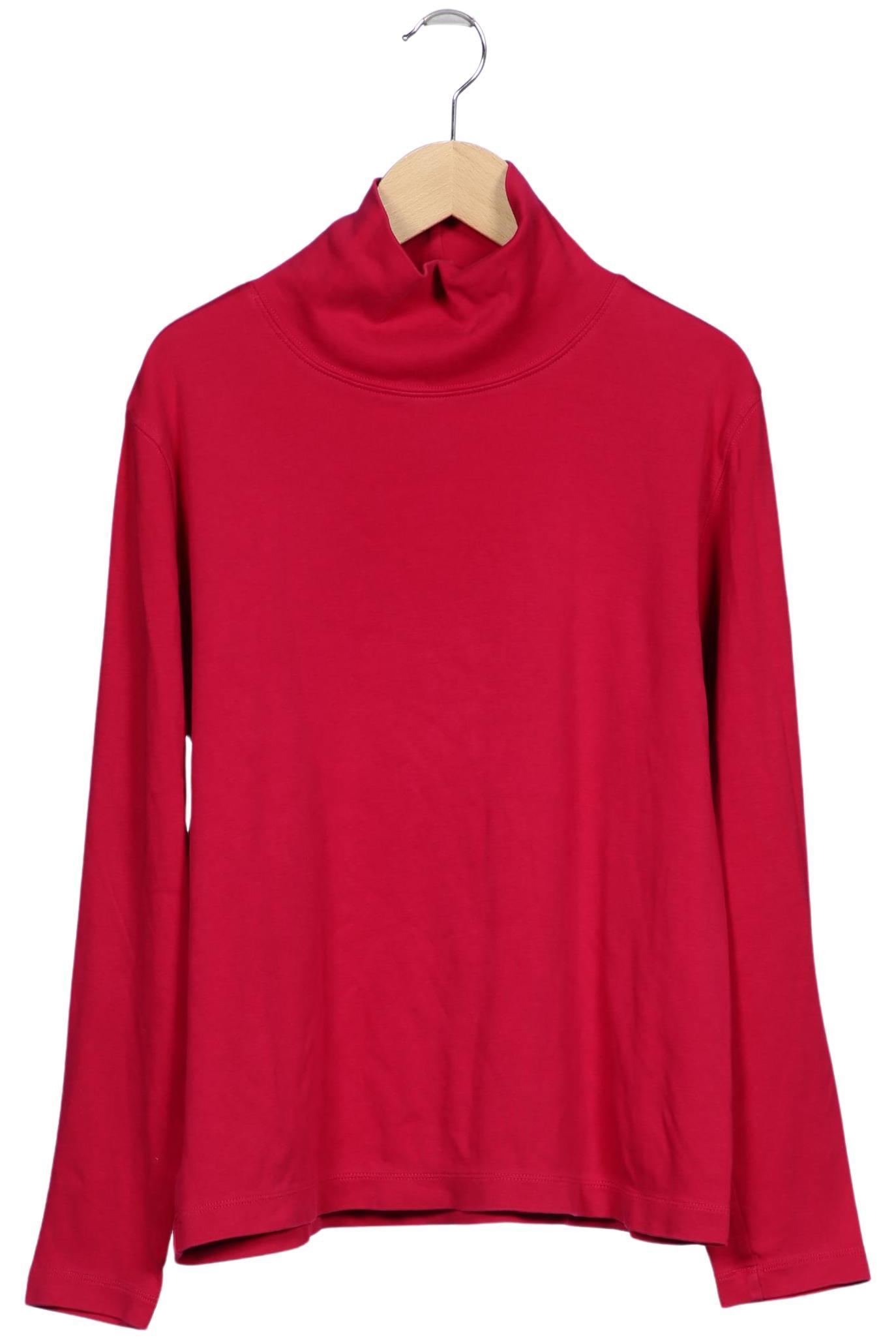 

Lands End Damen Langarmshirt, rot, Gr. 38