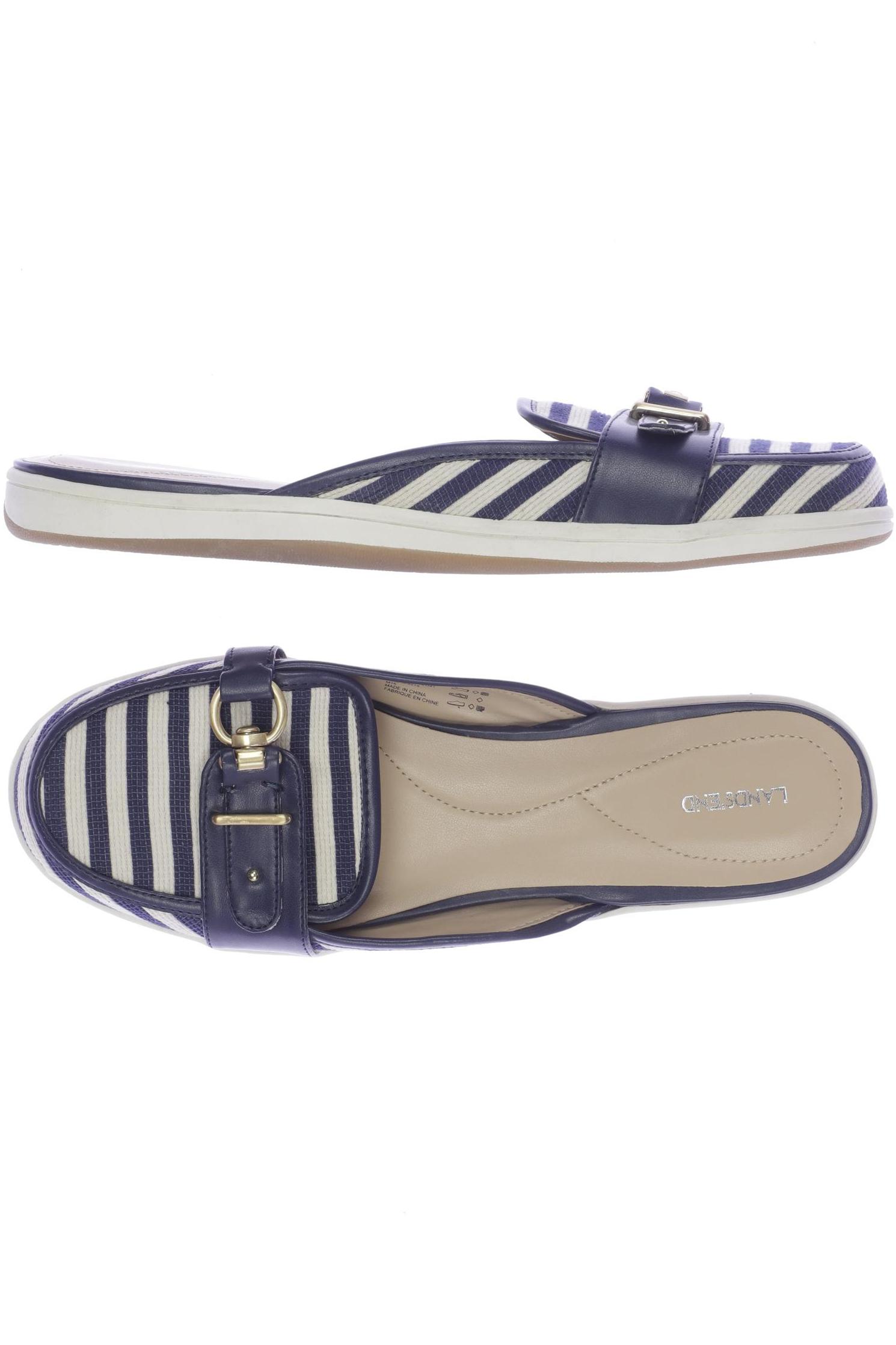 

Lands End Damen Sandale, blau, Gr. 41